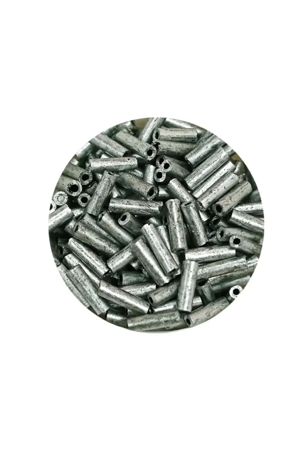 Uzun Boru Kesme Boncuk Çap 2mm Uzunluk 10 mm - 20 Gram - Desenli Gümüş - BNC244 - Just Cheap Store Görsel 4
