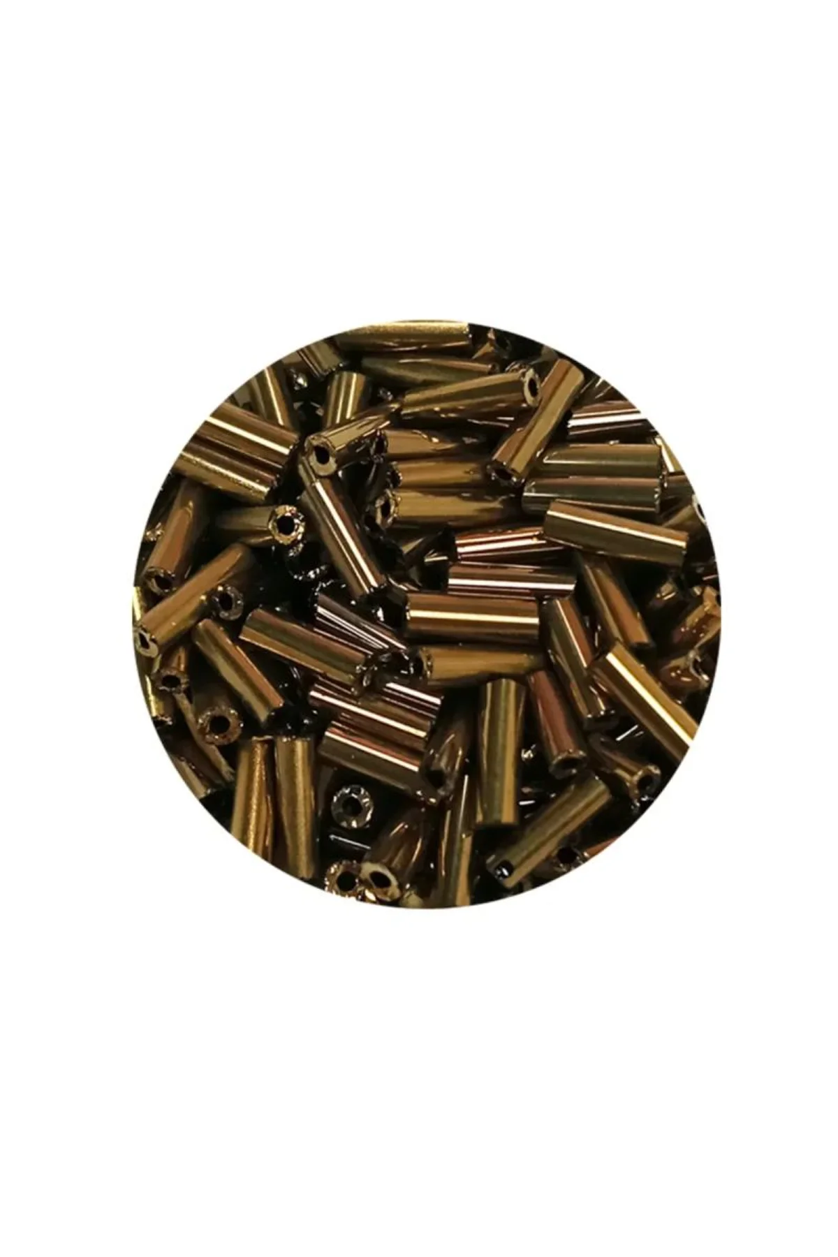 Uzun Boru Kesme Boncuk Çap 2mm Uzunluk 10 mm - 20 Gram - Parlak Gold - BNC249 - Just Cheap Store Görsel 4