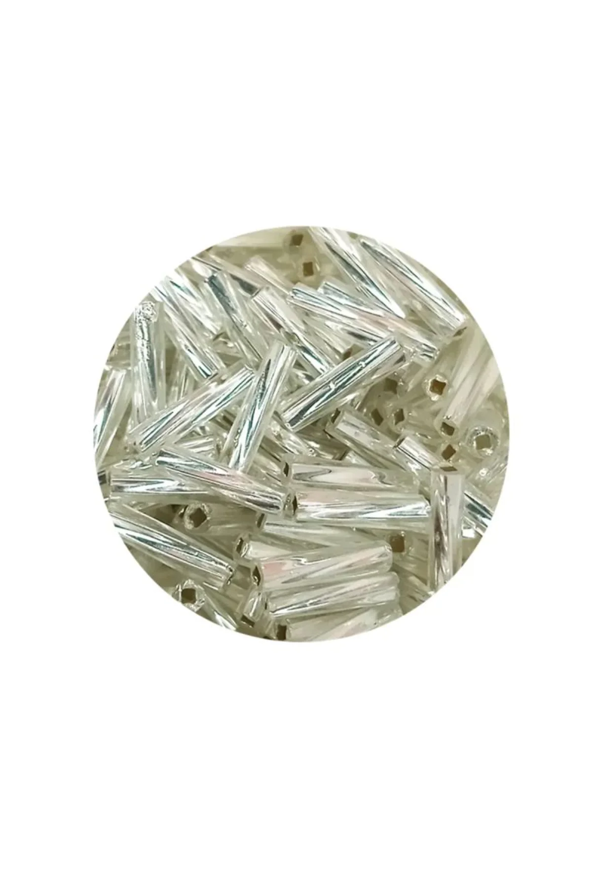 Uzun Boru Kesme Boncuk Çap 2mm Uzunluk 10 mm - 20 Gram - Parlak Gümüş - BNC257 - Just Cheap Store Görsel 4