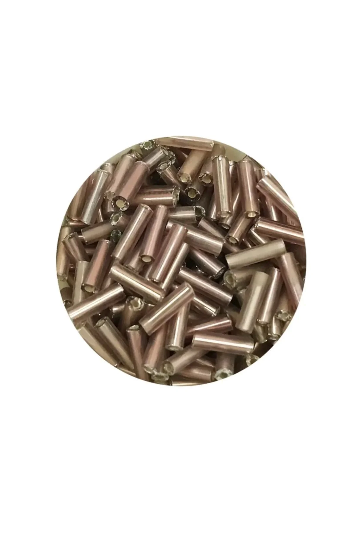 Uzun Boru Kesme Boncuk Çap 2mm Uzunluk 10 mm - 60 Gram - Koyu Bej - BNC264 - Just Cheap Store Görsel 4
