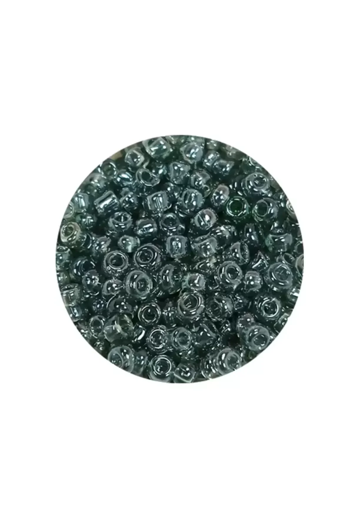 Dökme Cam Kum Boncuk (8/0) 3 mm - 20 Gram - Şeffaf Gri - BNC174 - Just Cheap Store Görsel 2