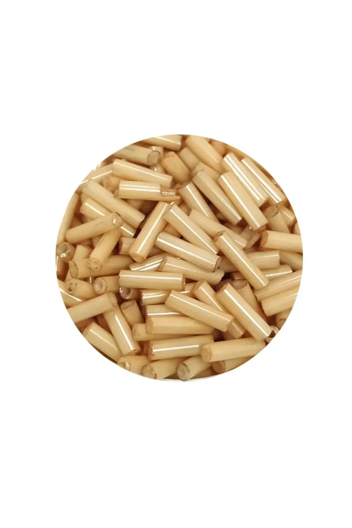 Uzun Boru Kesme Boncuk Çap 2mm Uzunluk 10 mm - 60 Gram - Koyu Krem - BNC268 - Just Cheap Store Görsel 4