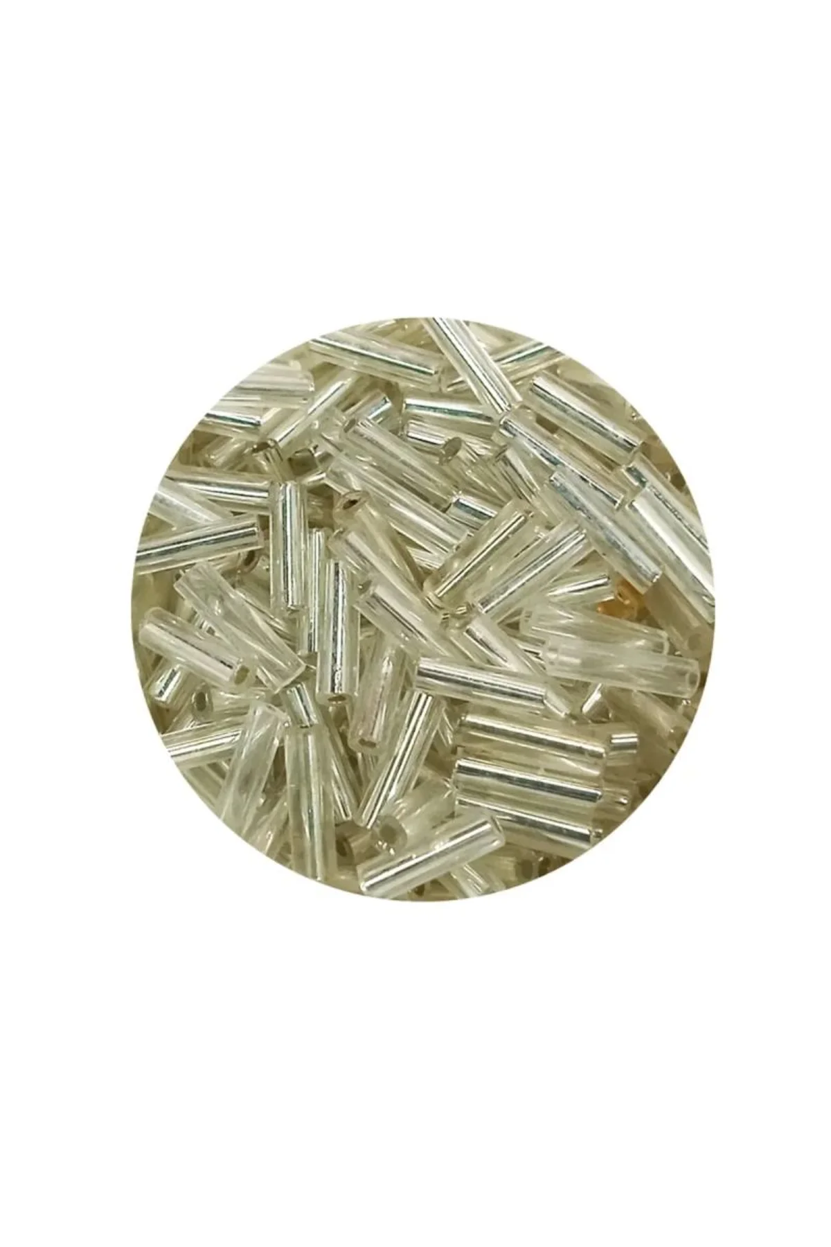 Uzun Boru Kesme Boncuk Çap 2mm Uzunluk 10 mm - 60 Gram - Gümüş - BNC271 - Just Cheap Store Görsel 4