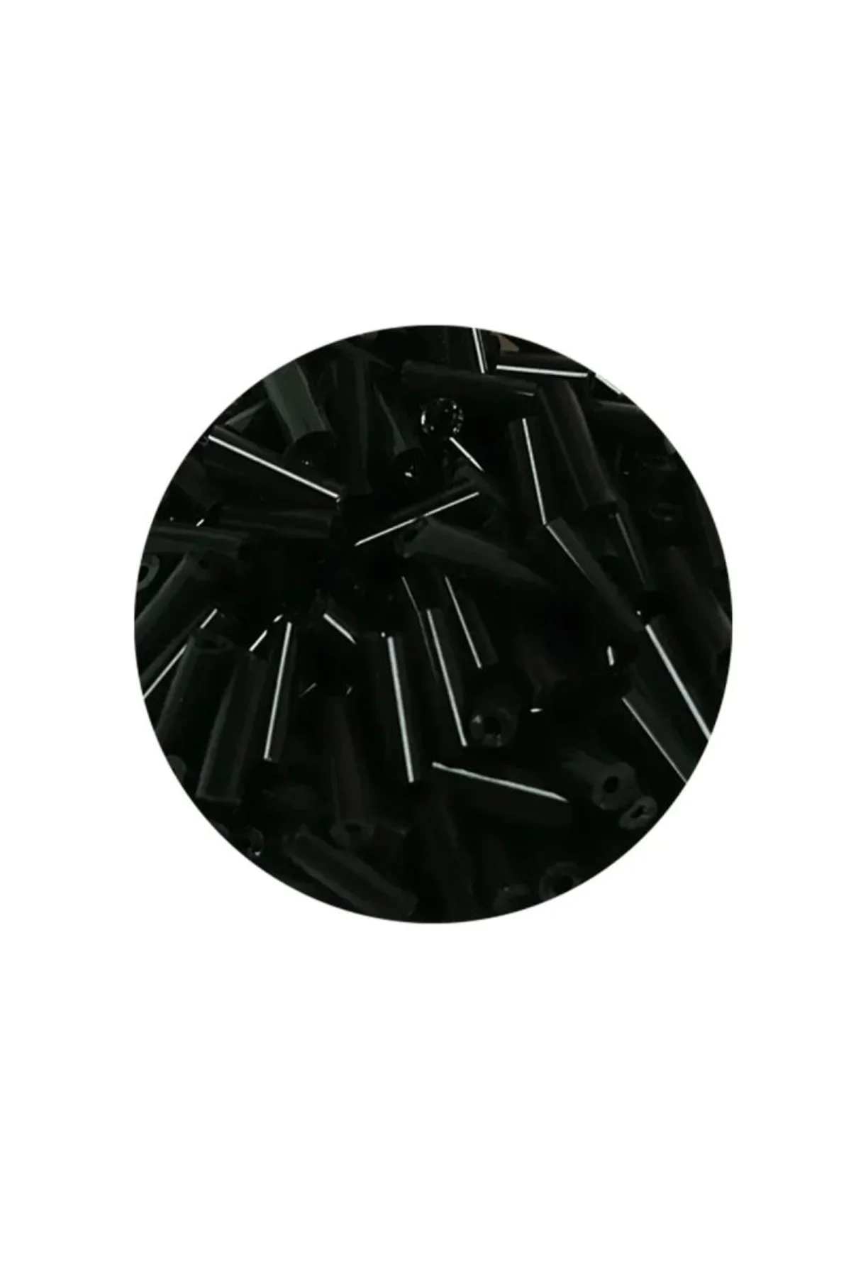 Uzun Boru Kesme Boncuk Çap 2mm Uzunluk 10 mm - 60 Gram - Siyah - BNC280 - Just Cheap Store Görsel 4
