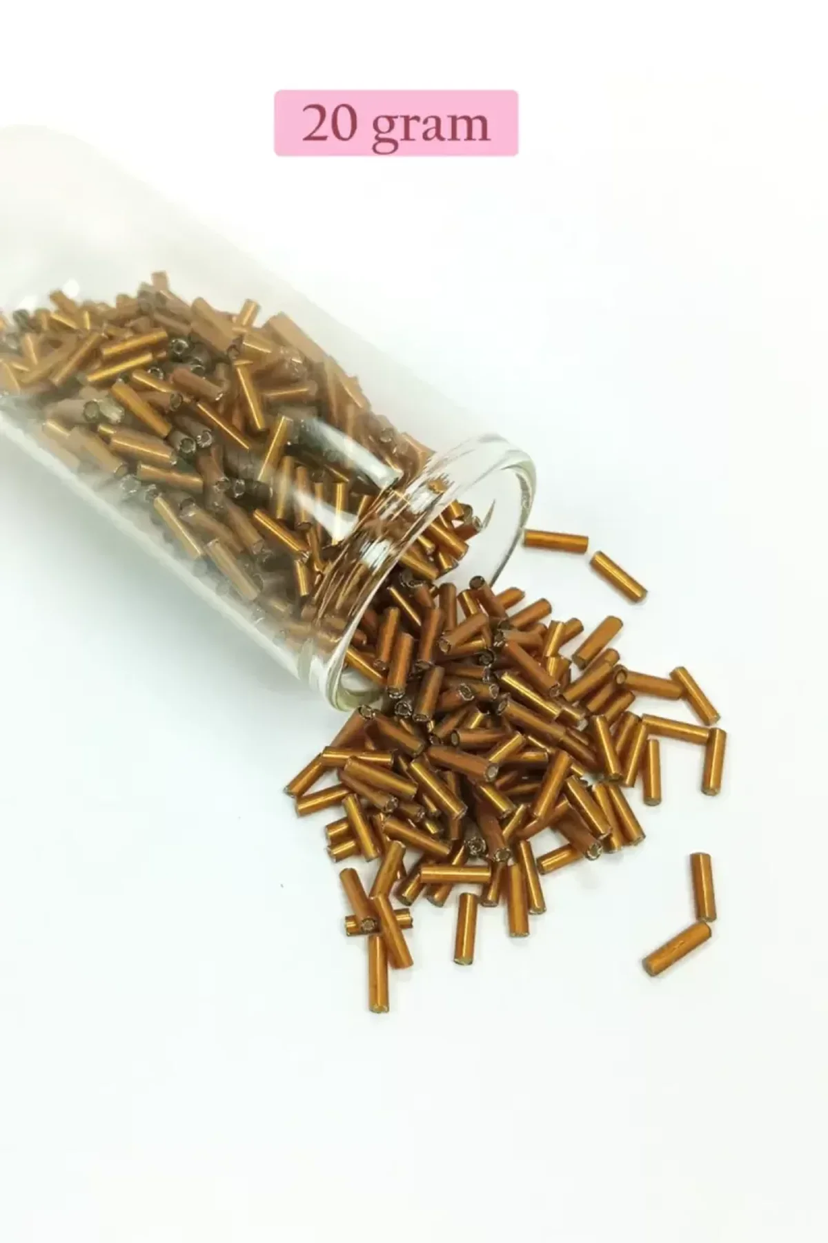 Uzun Boru Kesme Boncuk Çap 2mm Uzunluk 10 mm - 4 Renk - Toplam 80 Gram - BNC426 - Just Cheap Store Görsel 5