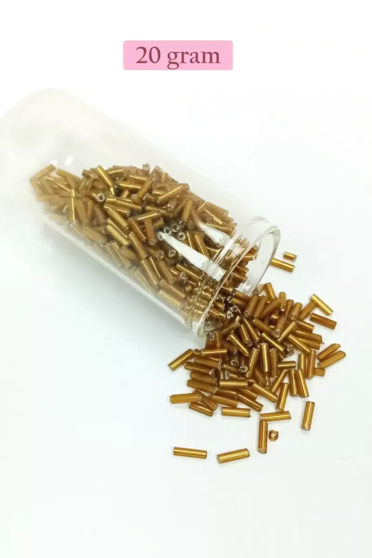 Uzun Boru Kesme Boncuk Çap 2mm Uzunluk 10 mm - 4 Renk - Toplam 80 Gram - BNC427 - Just Cheap Store Görsel 3