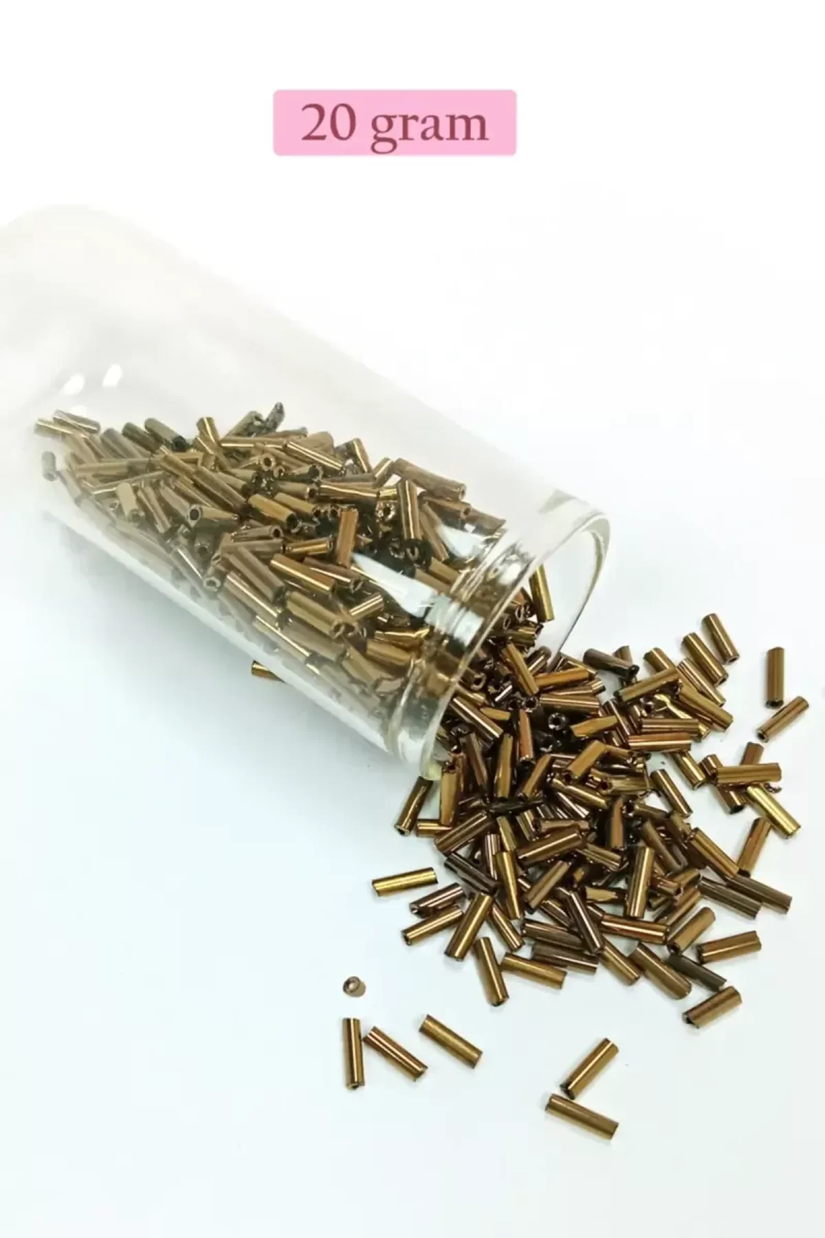 Uzun Boru Kesme Boncuk Çap 2mm Uzunluk 10 mm - 4 Renk - Toplam 80 Gram - BNC432 - Just Cheap Store Görsel 4
