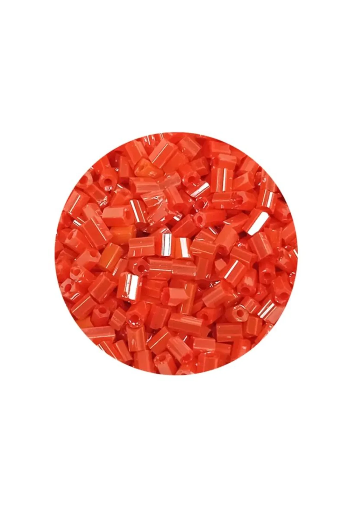 Kesme Cam Boncuk 2mm - 20 Gram - Mercan Kırmızı -BNC310 - Just Cheap Store Görsel 4