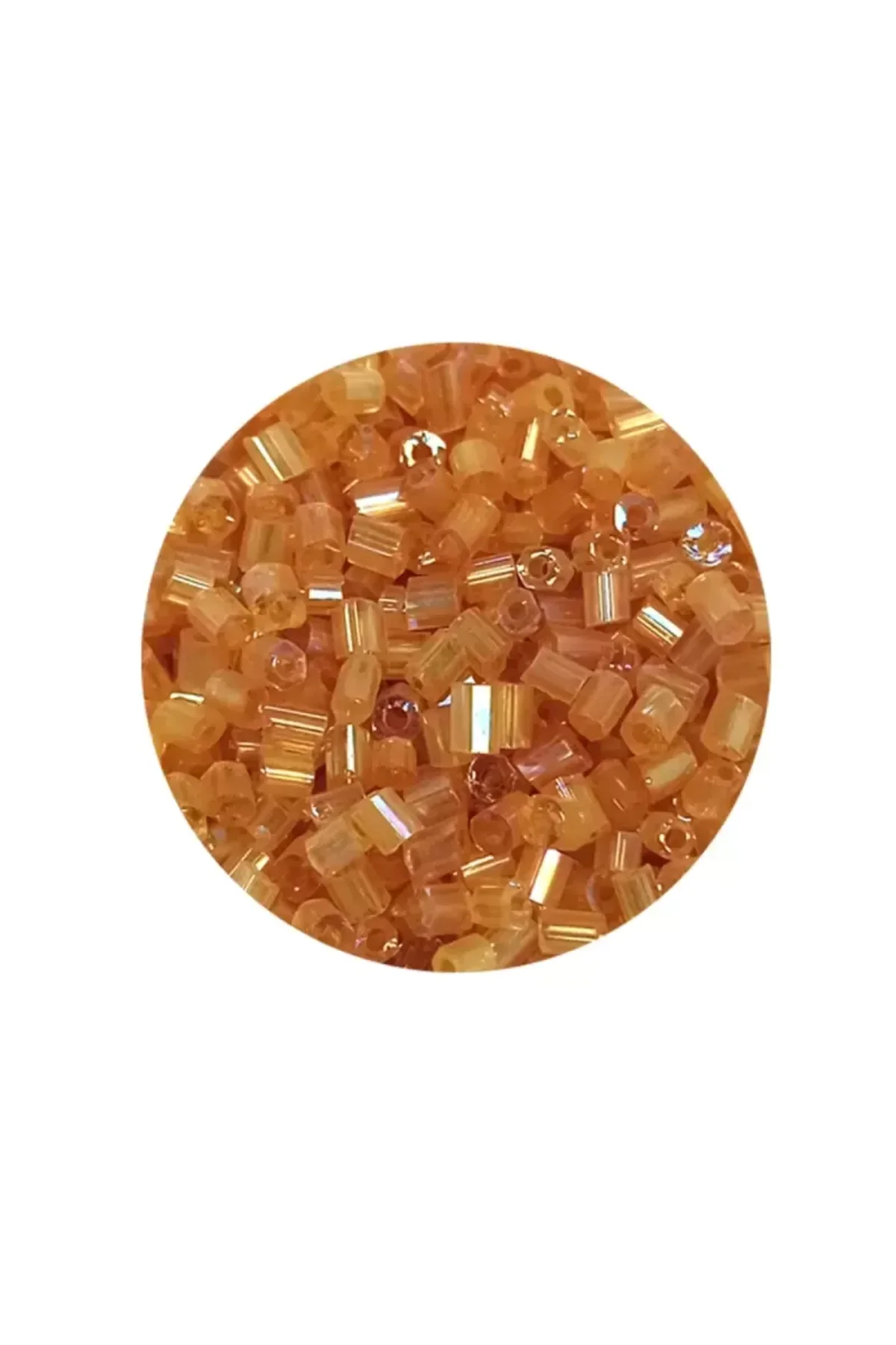 Kesme Cam Boncuk 2mm - 20 Gram - Şeffaf Altın -BNC318 - Just Cheap Store Görsel 2