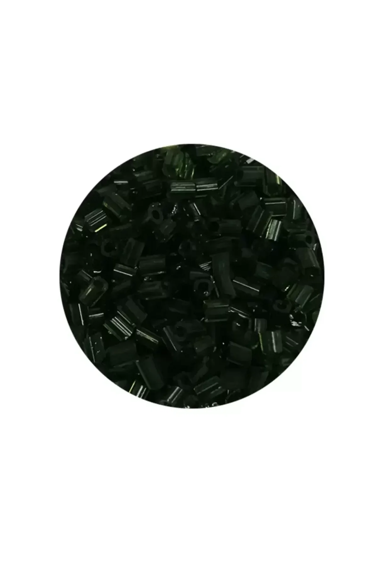 Kesme Cam Boncuk 2mm - 20 Gram - Şeffaf Koyu Yeşil -BNC319 - Just Cheap Store Görsel 2