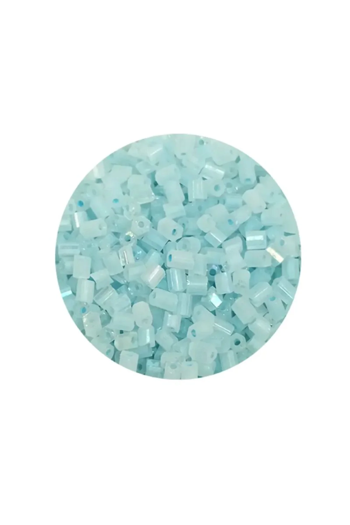 Kesme Cam Boncuk 2mm - 20 Gram - Maz Buz Mavi -BNC321 - Just Cheap Store Görsel 4