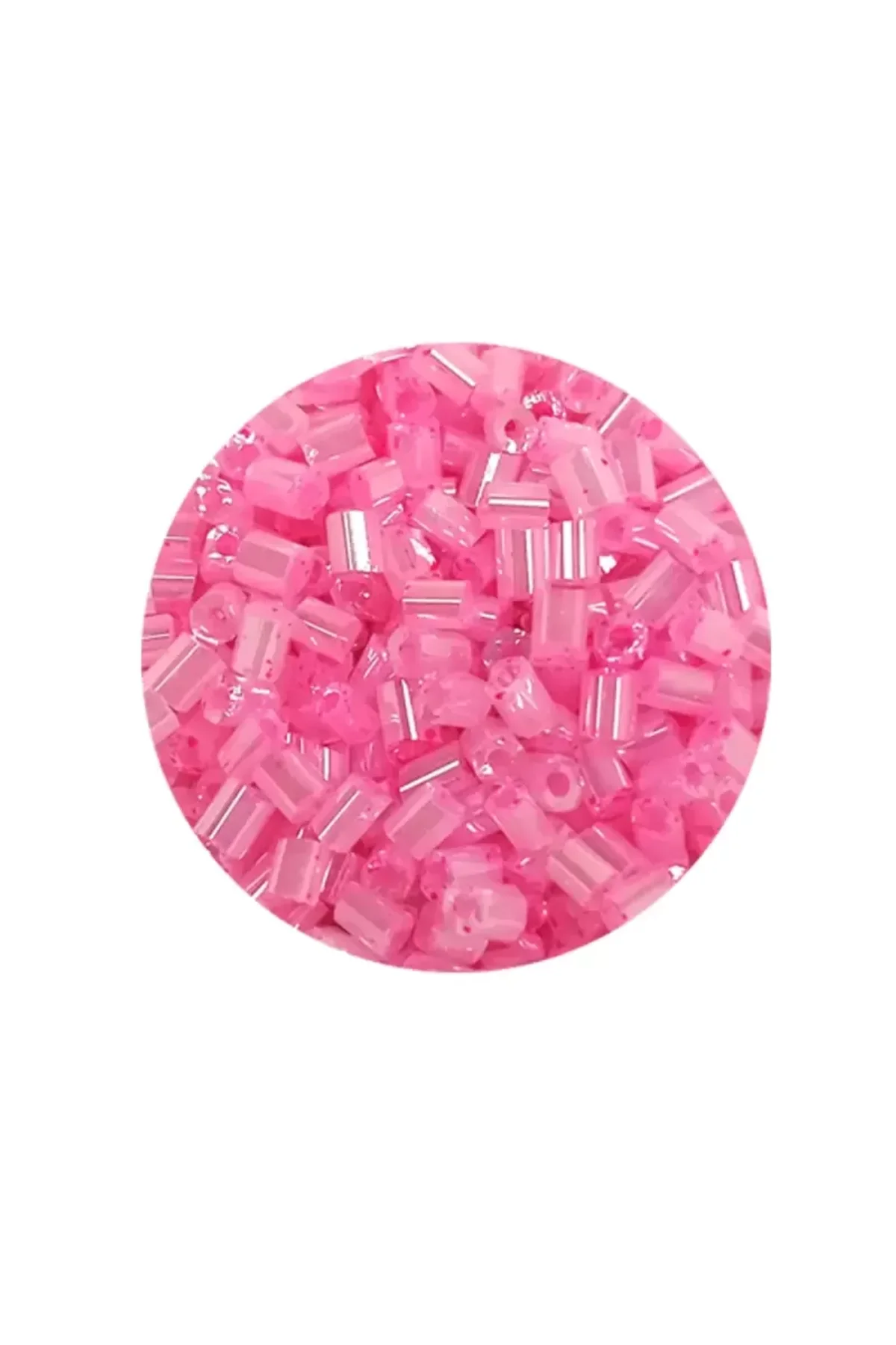 Kesme Cam Boncuk 2mm - 20 Gram - Pembe -BNC323 - Just Cheap Store Görsel 2