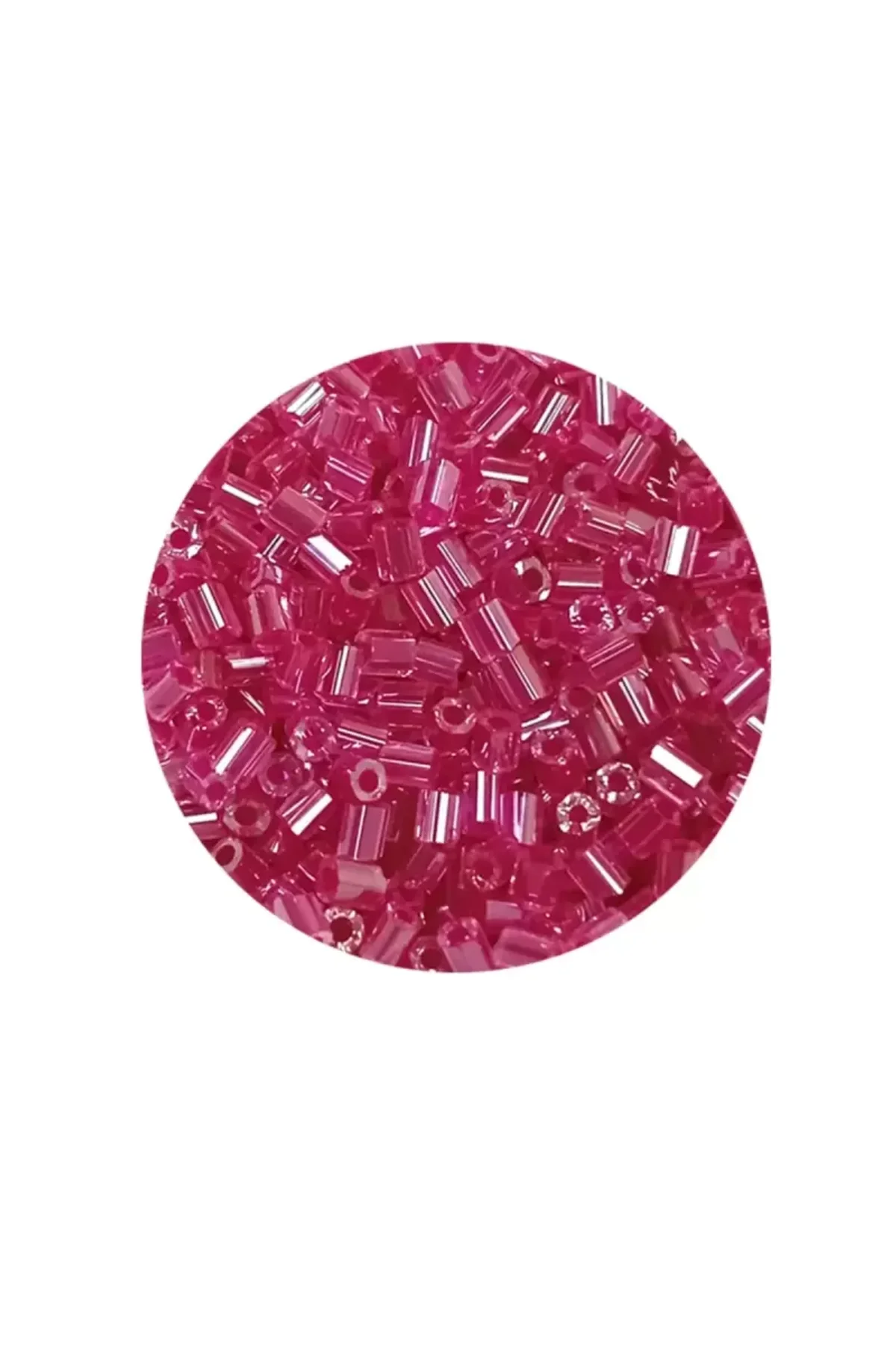 Kesme Cam Boncuk 2mm - 20 Gram - Şeffaf Pembe -BNC334 - Just Cheap Store Görsel 2