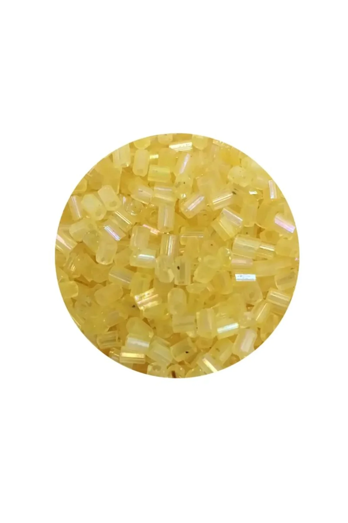 Kesme Cam Boncuk 2mm - 60 Gram - Şeffaf Sarı - BNC351 - Just Cheap Store Görsel 4
