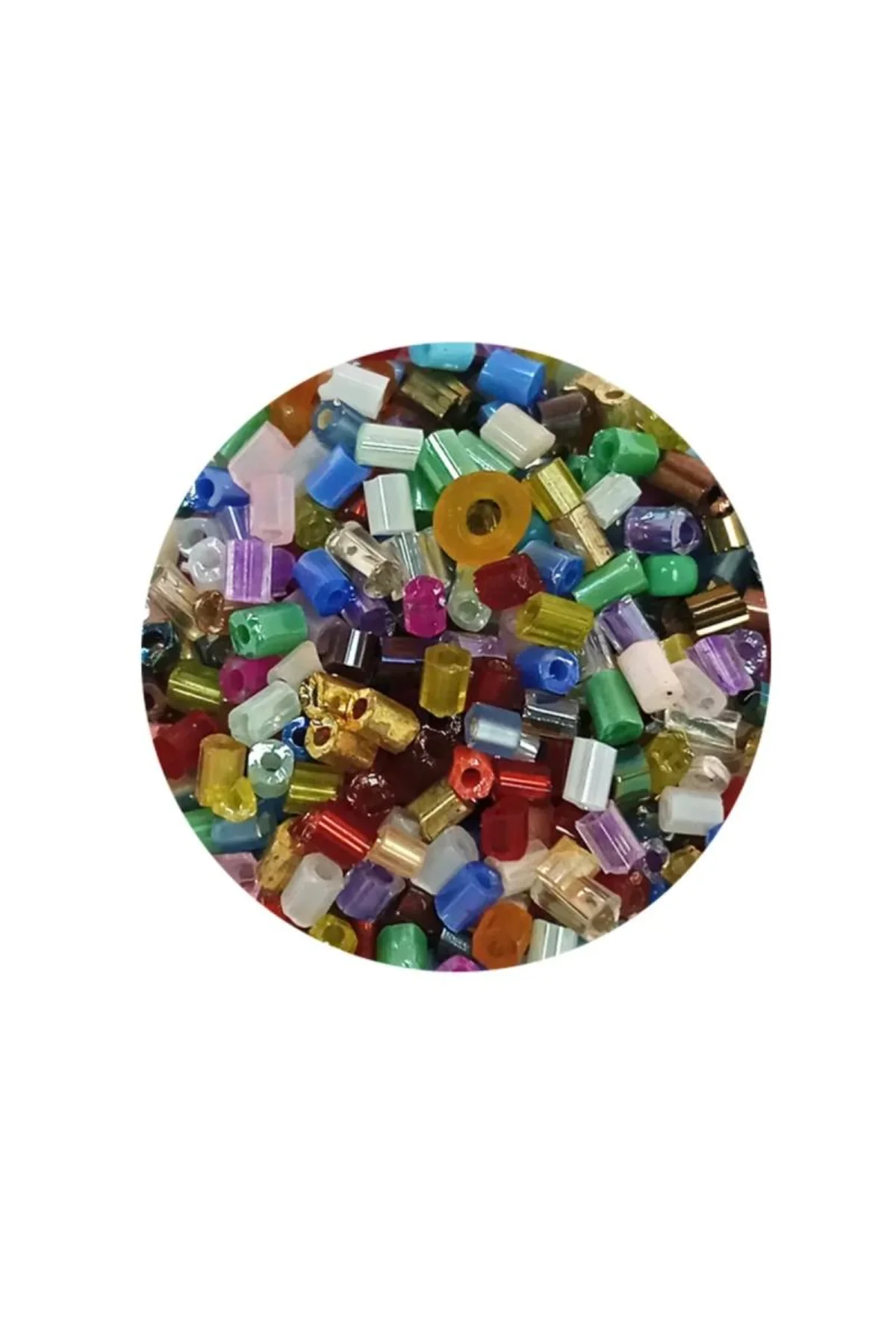 Kesme Cam Boncuk 2mm - 60 Gram - Karışık Renkli - BNC357 - Just Cheap Store Görsel 4