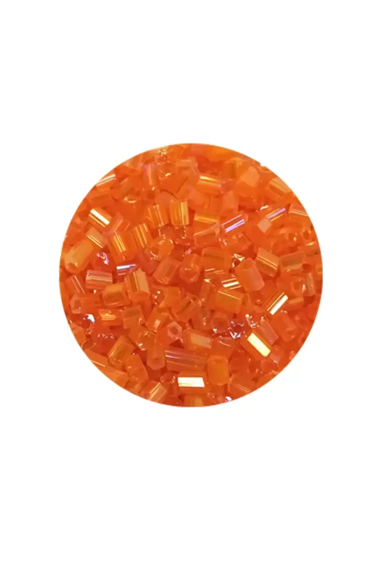Kesme Cam Boncuk 2mm - 60 Gram - Şeffaf Turuncu - BNC362 - Just Cheap Store Görsel 2