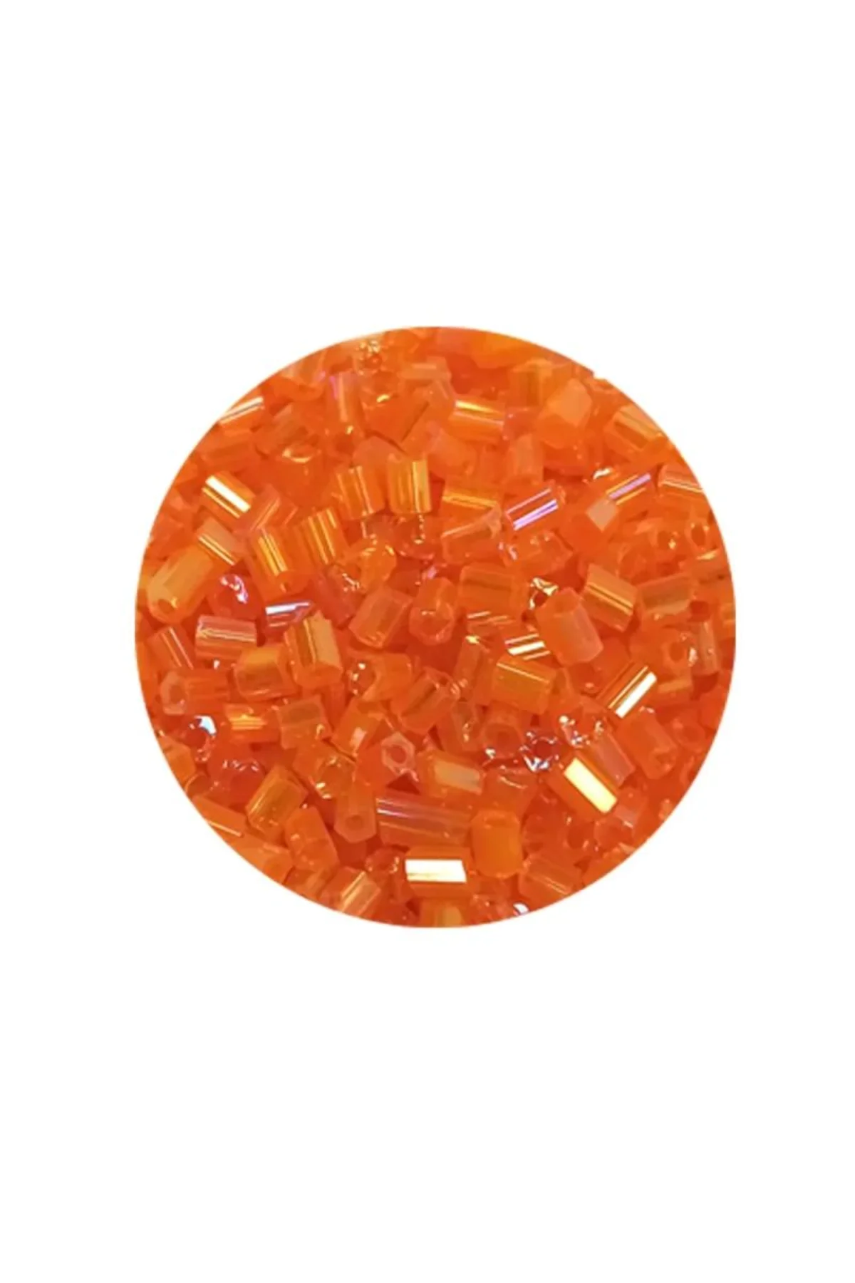 Kesme Cam Boncuk 2mm - 60 Gram - Şeffaf Turuncu - BNC362 - Just Cheap Store Görsel 4