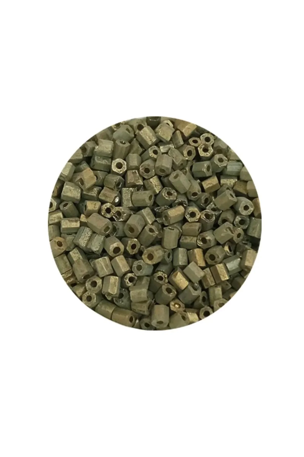 Kesme Cam Boncuk 2mm - 60 Gram - Mat Asker Yeşili - BNC365 - Just Cheap Store Görsel 4