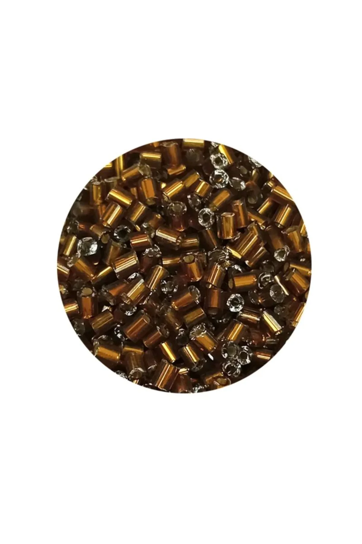 Kesme Cam Boncuk 2mm - 60 Gram - Koyu Kahverengi - BNC372 - Just Cheap Store Görsel 4