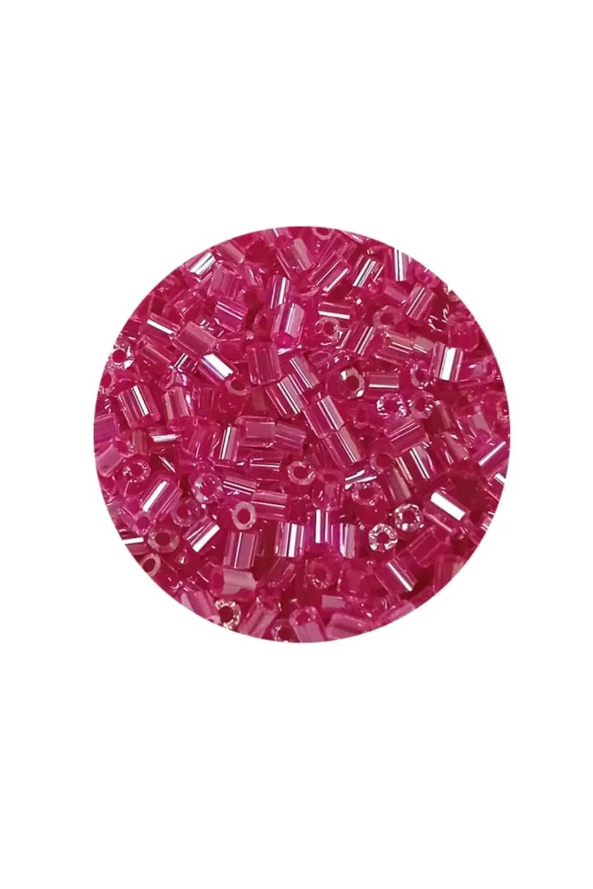 Kesme Cam Boncuk 2mm - 60 Gram - Şeffaf Pembe - BNC382 - Just Cheap Store Görsel 4
