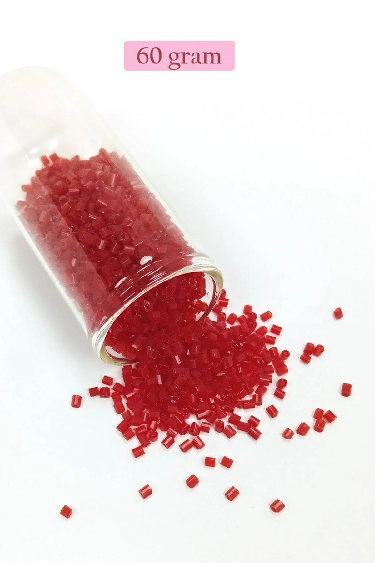 Kesme Cam Boncuk 2mm - 60 Gram - Bordo - BNC389 - Just Cheap Store Görsel 5