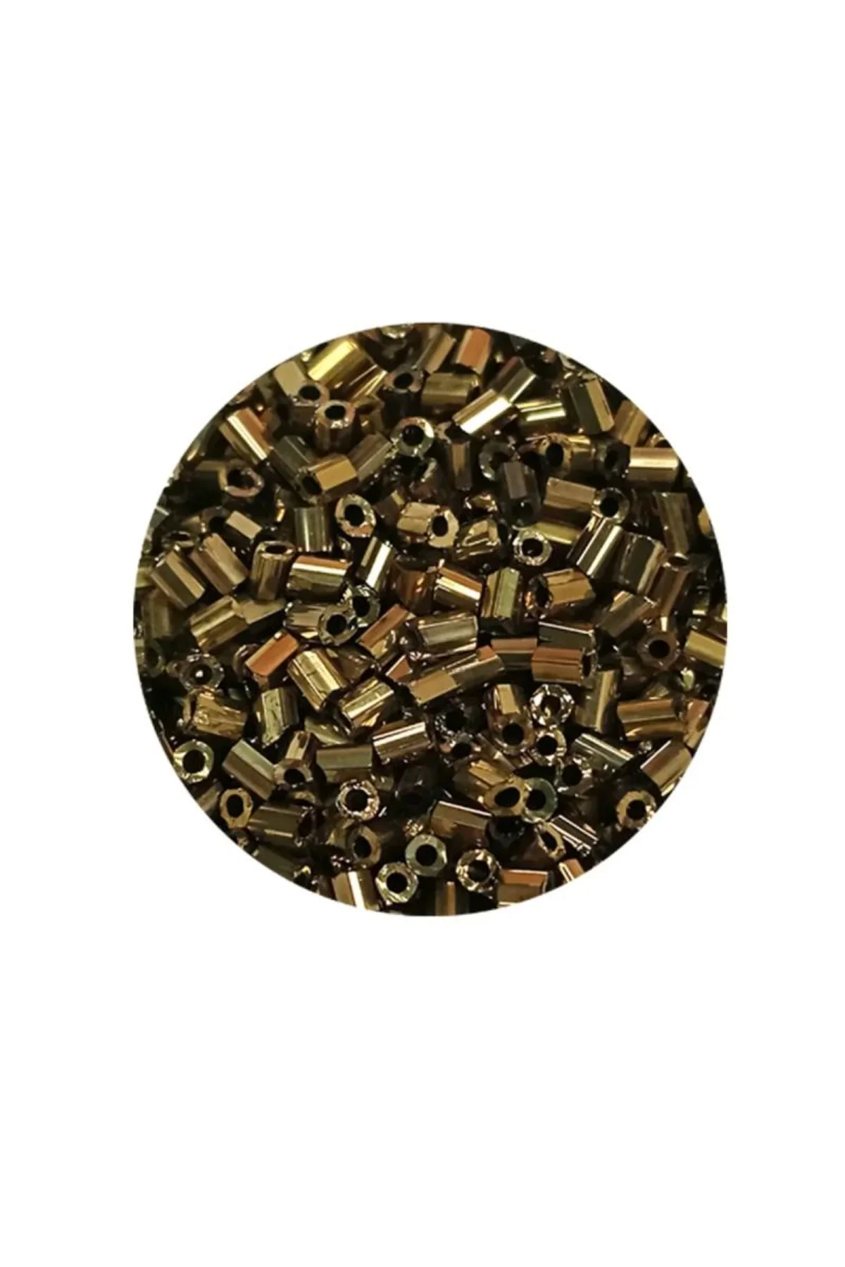 Kesme Cam Boncuk 2mm - 60 Gram - Metalik Sarı - BNC390 - Just Cheap Store Görsel 4