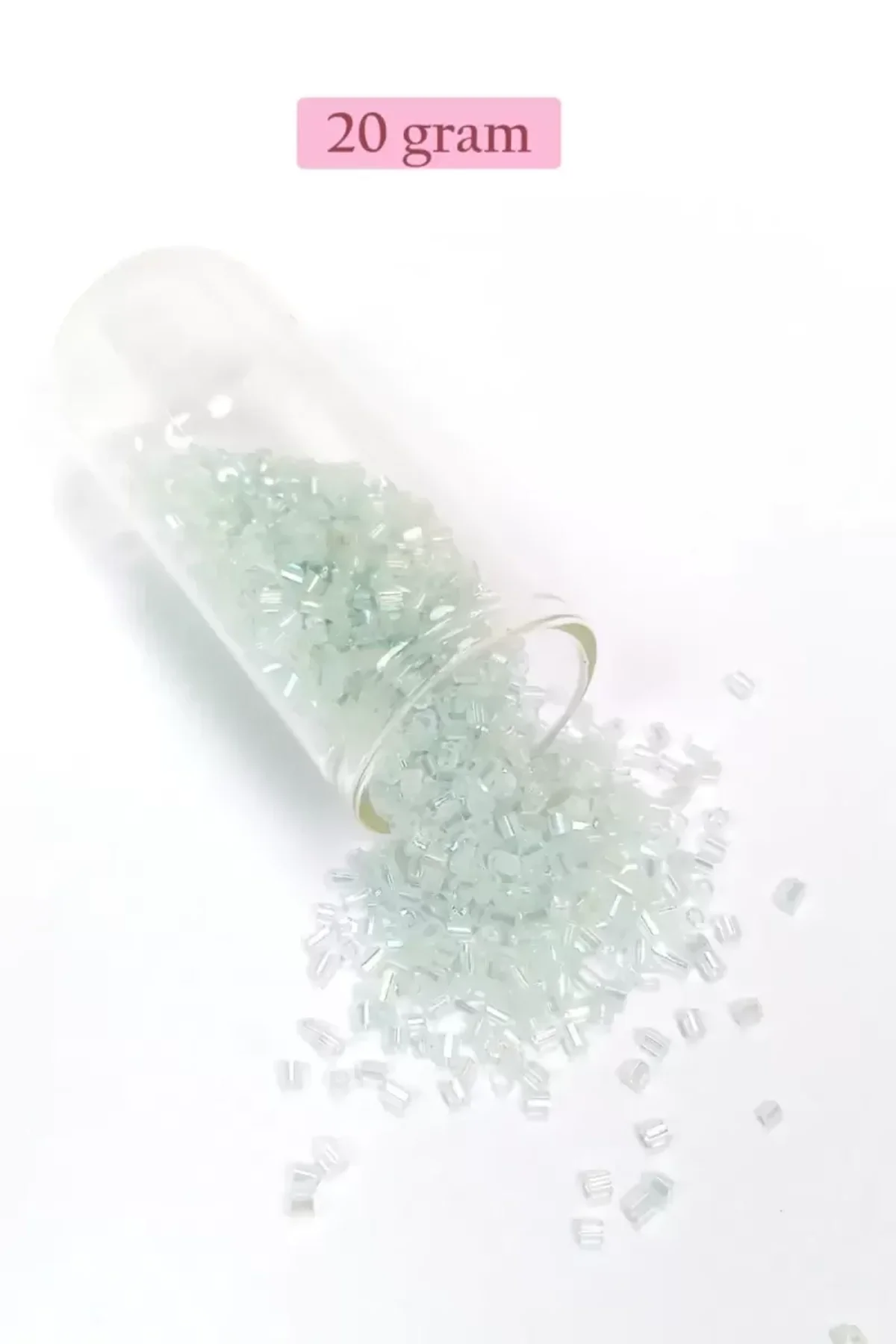 Kesme Cam Boncuk 2mm - 4 Renk - Toplam 80 Gram - BNC439 - Just Cheap Store Görsel 4