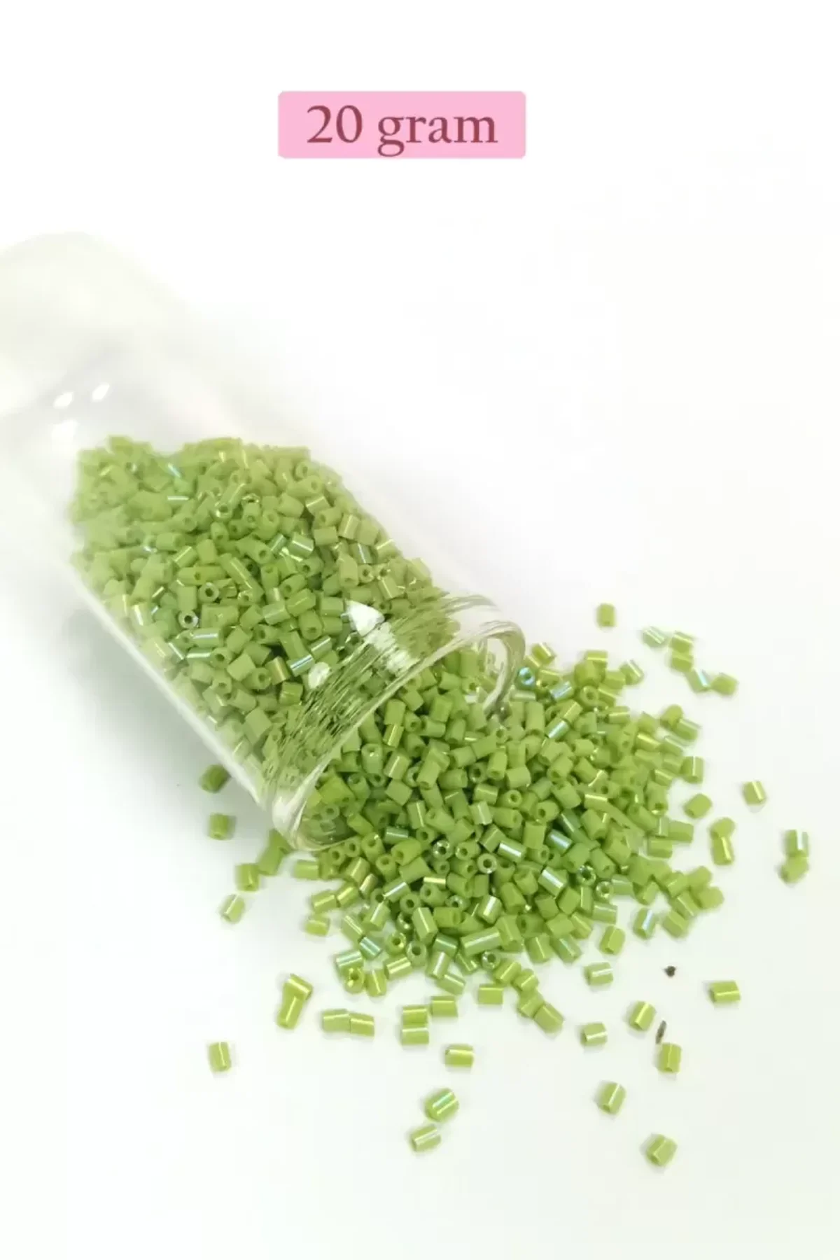 Kesme Cam Boncuk 2mm - 4 Renk - Toplam 80 Gram - BNC440 - Just Cheap Store Görsel 2