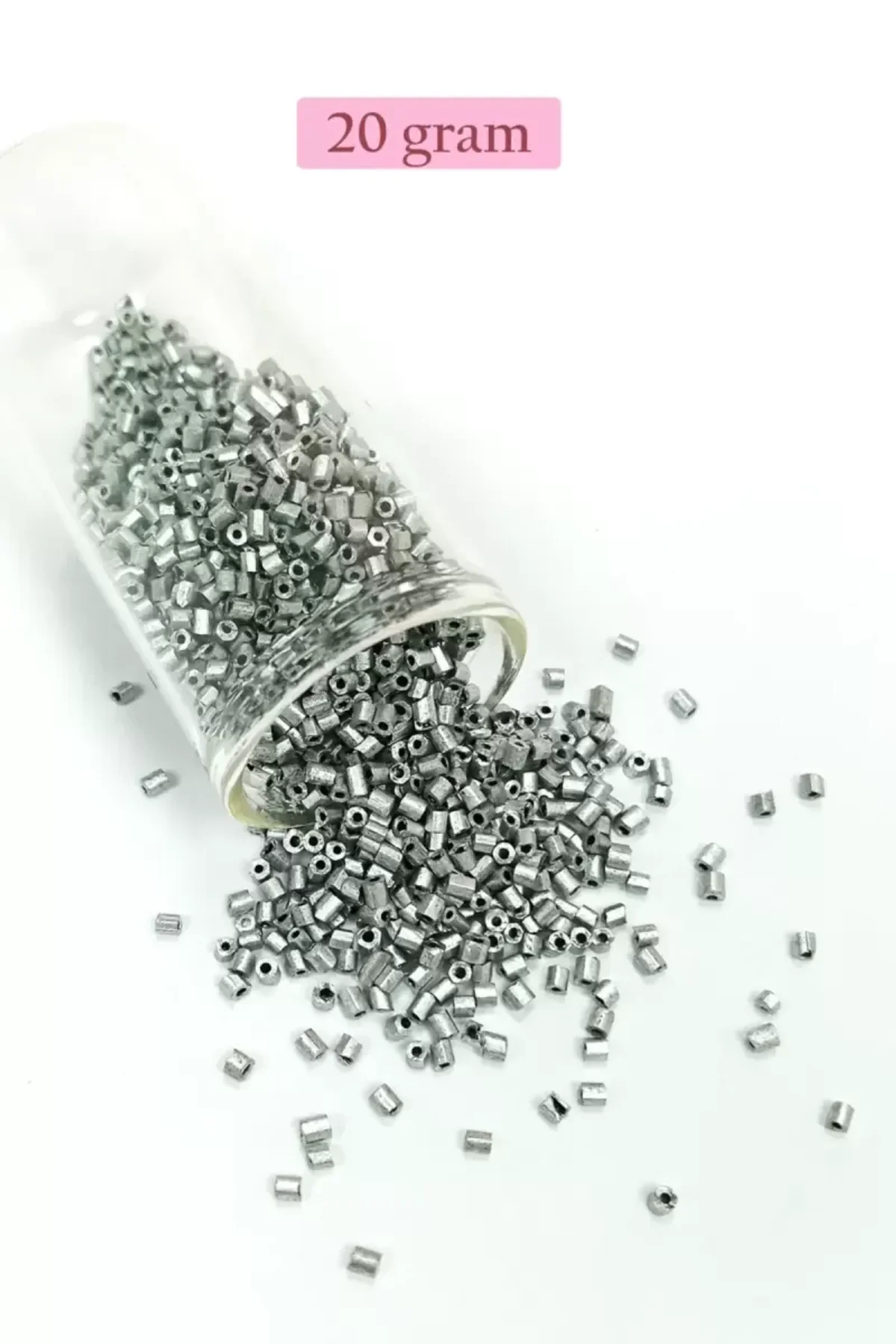 Kesme Cam Boncuk 2mm - 4 Renk - Toplam 80 Gram - BNC442 - Just Cheap Store Görsel 4