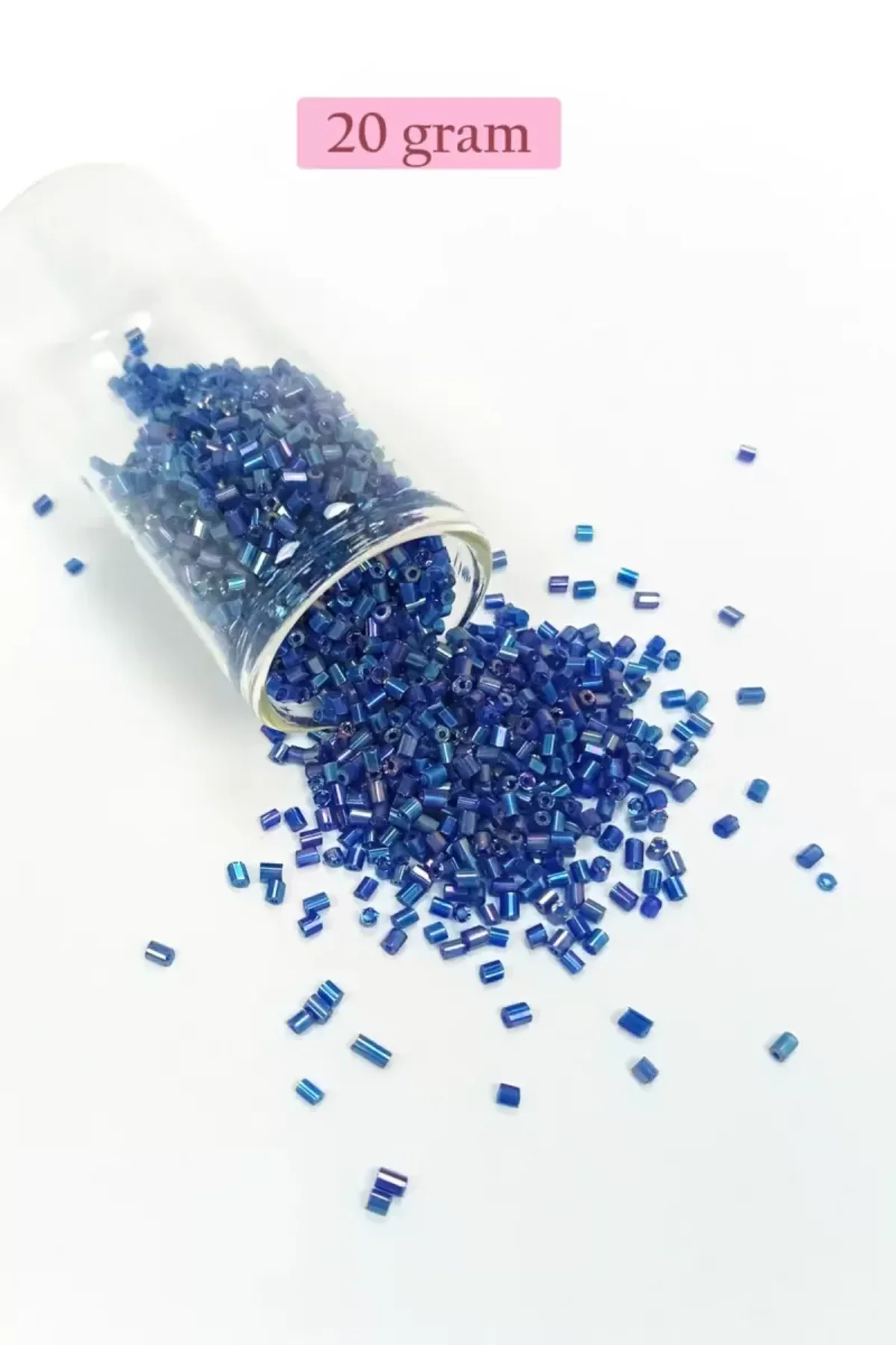 Kesme Cam Boncuk 2mm - 4 Renk - Toplam 80 Gram - BNC445 - Just Cheap Store Görsel 4