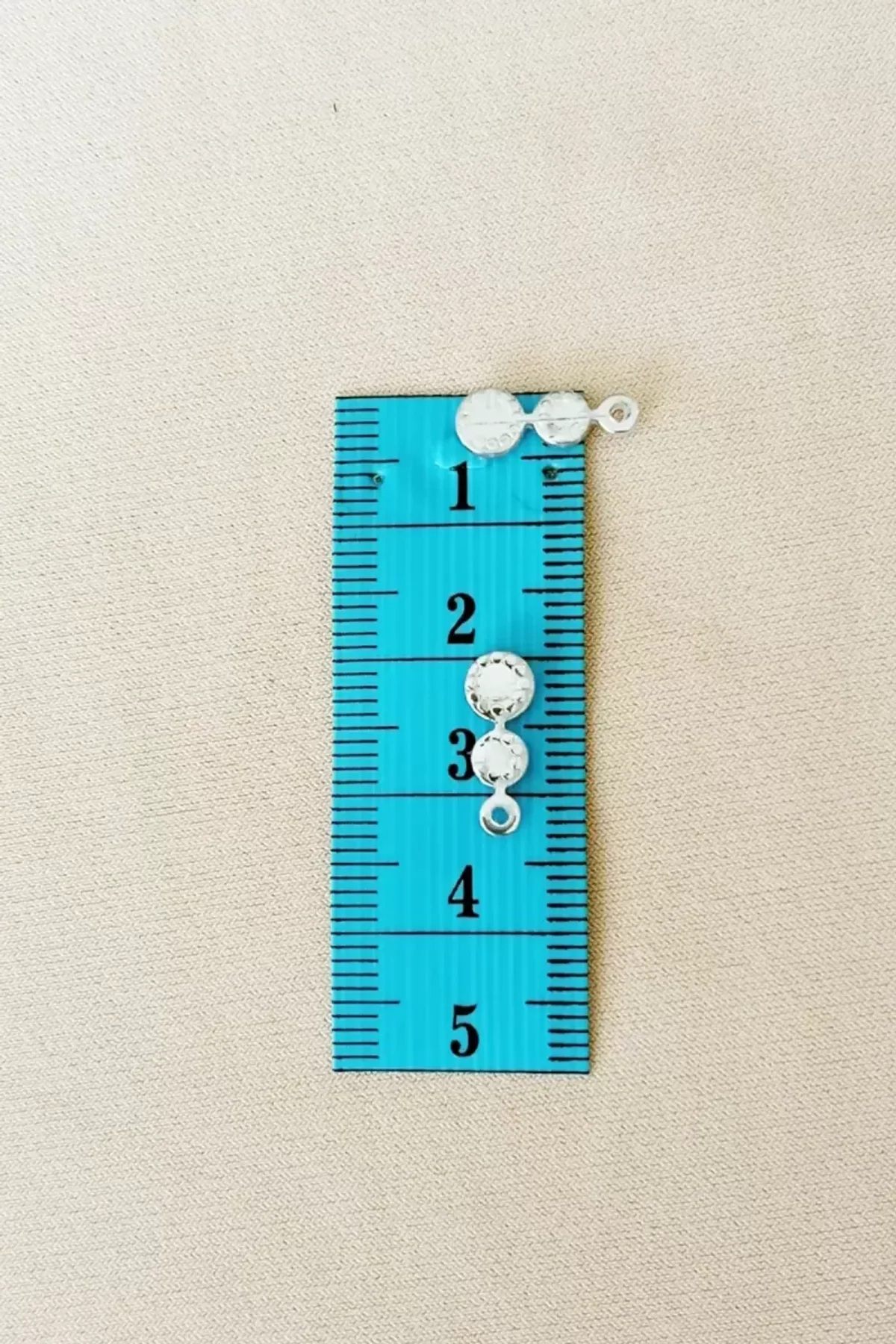 Oya Abiye Bileklik Kolye Pleksi Metalik Plastik Pul Gümüş Renk 8 gram 100 adet - BNC500 - Just Cheap Store Görsel 2