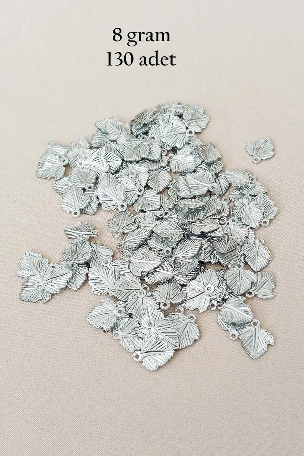Oya Abiye Bileklik Kolye Pleksi Metalik Plastik Pul Gümüş Renk 8 gram 130 adet - BNC507 - Just Cheap Store Görsel 5