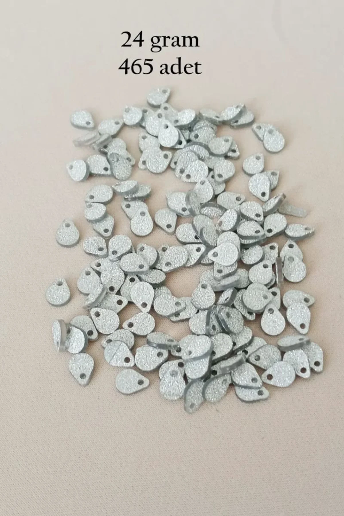 Oya Abiye Bileklik Kolye Pleksi Metalik Plastik Pul Gümüş Renk 24 gram 465 adet - BNC569 - Just Cheap Store Görsel 3
