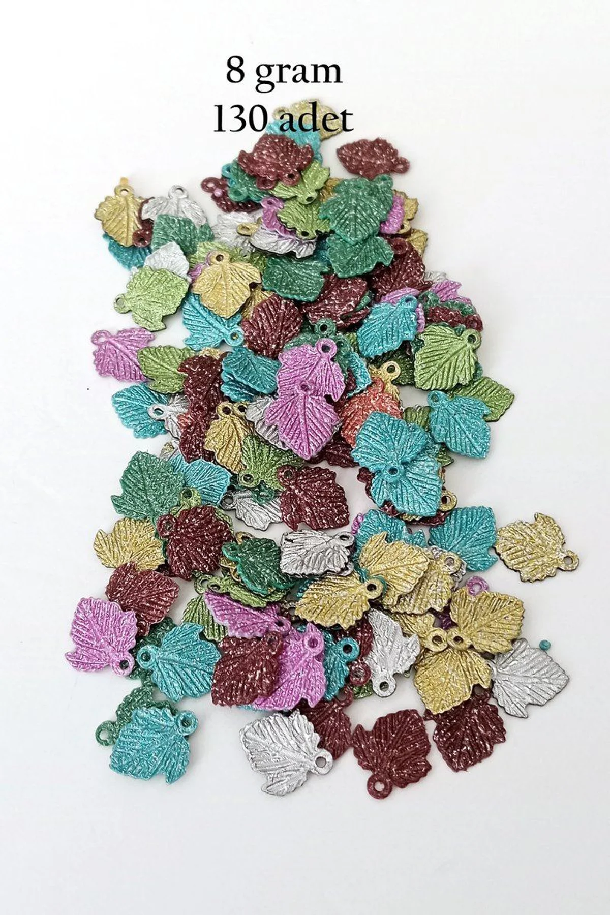 Oya Abiye Bileklik Kolye Pleksi Plastik Pul Karma Renk 8 gram 130 adet - BNC499 - Just Cheap Store Görsel 5