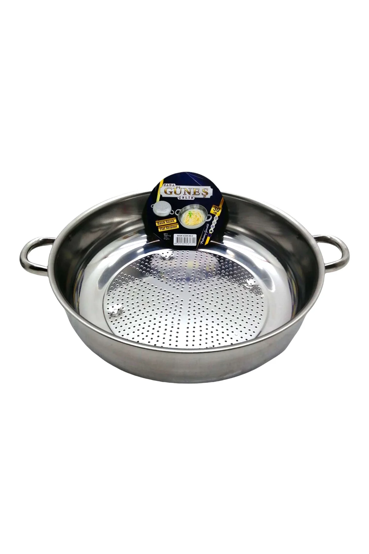 NO-3 - 30CM BASIK SÜZEK METAL SÜZGEÇ