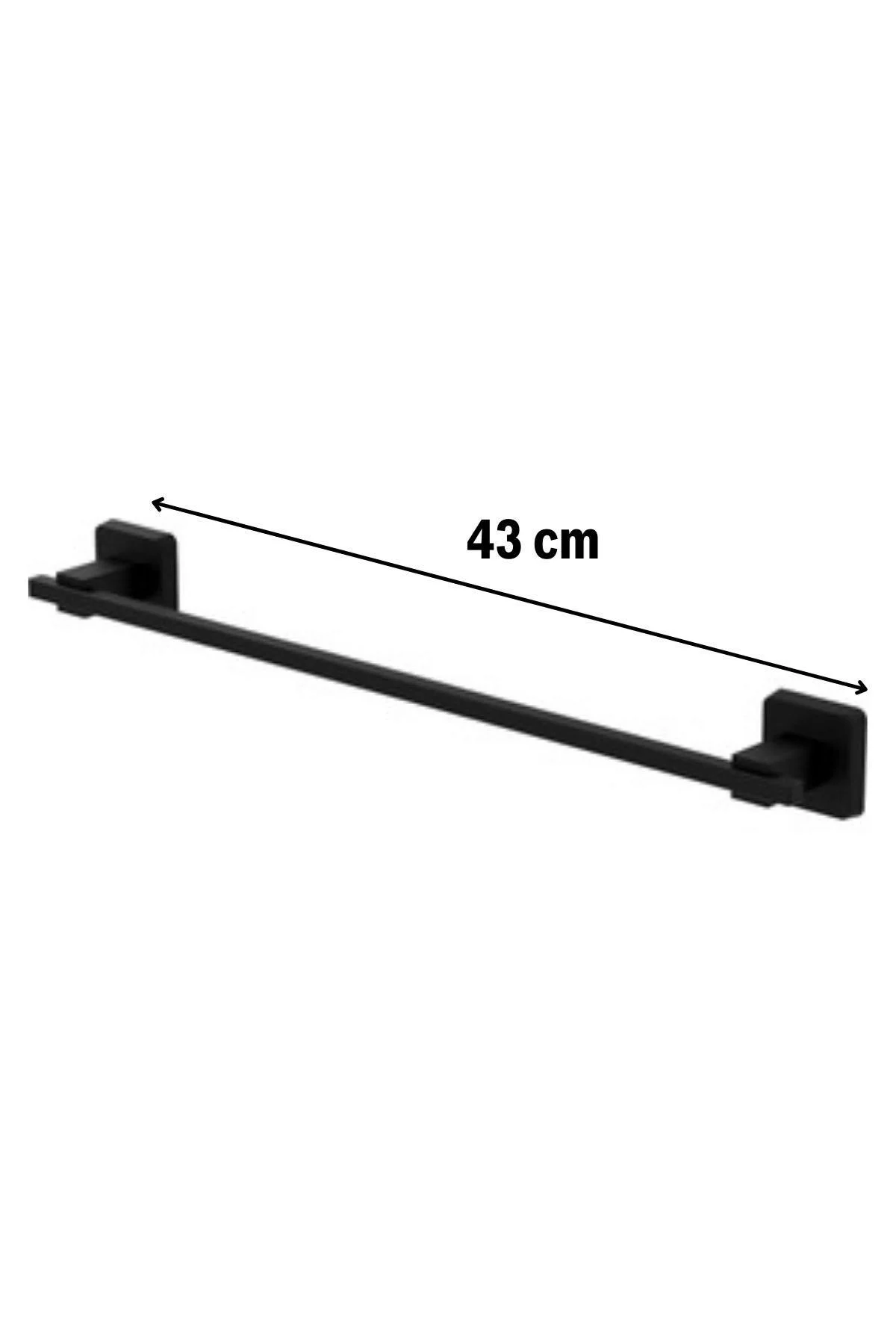 Kendiliğinden Yapışkanlı Siyah Çubuk Havluluk - Just Cheap Store Görsel 5