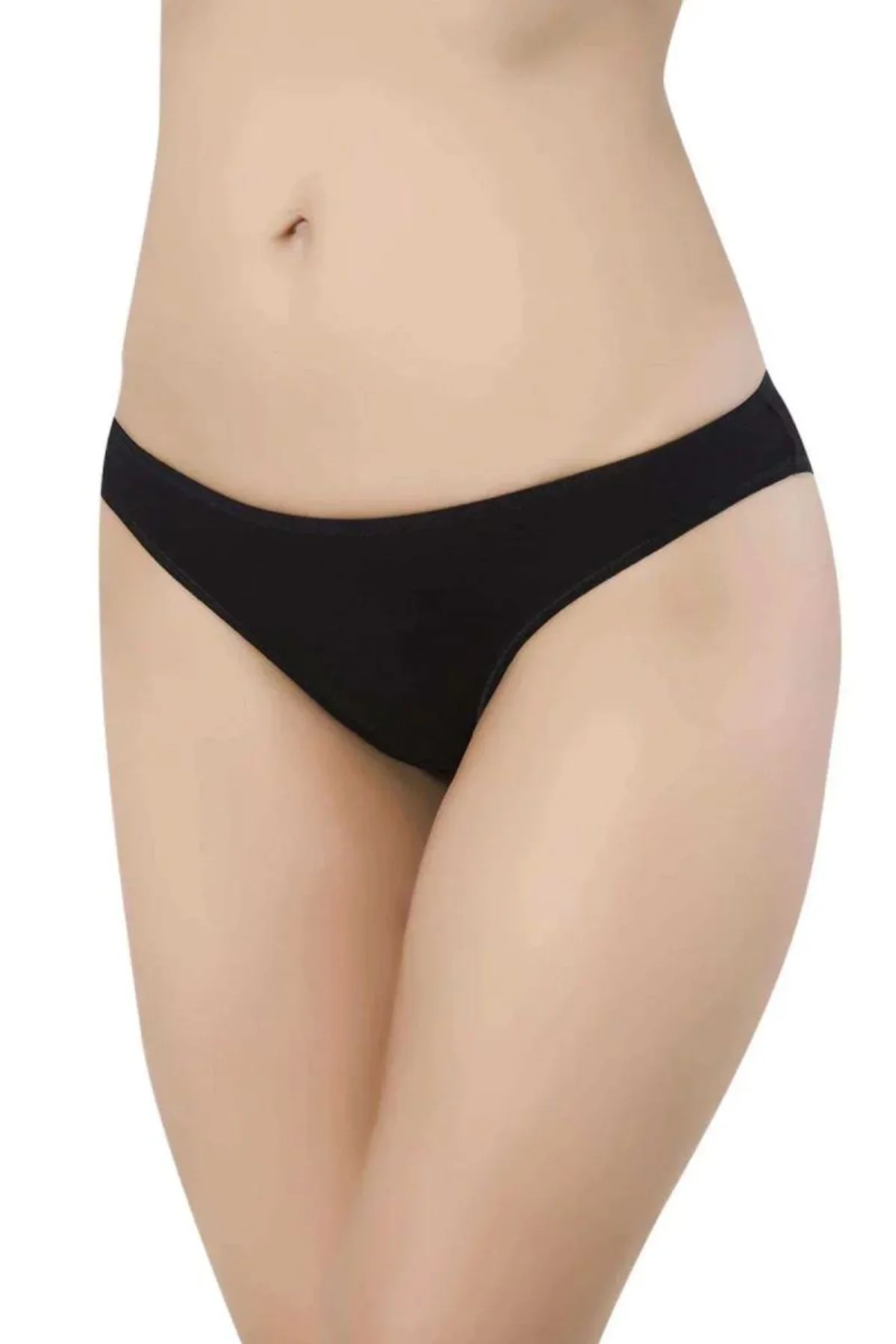 3 adet Süper Eko Set Likralı Kadın Slip Külot Siyah - Just Cheap Store Görsel 4