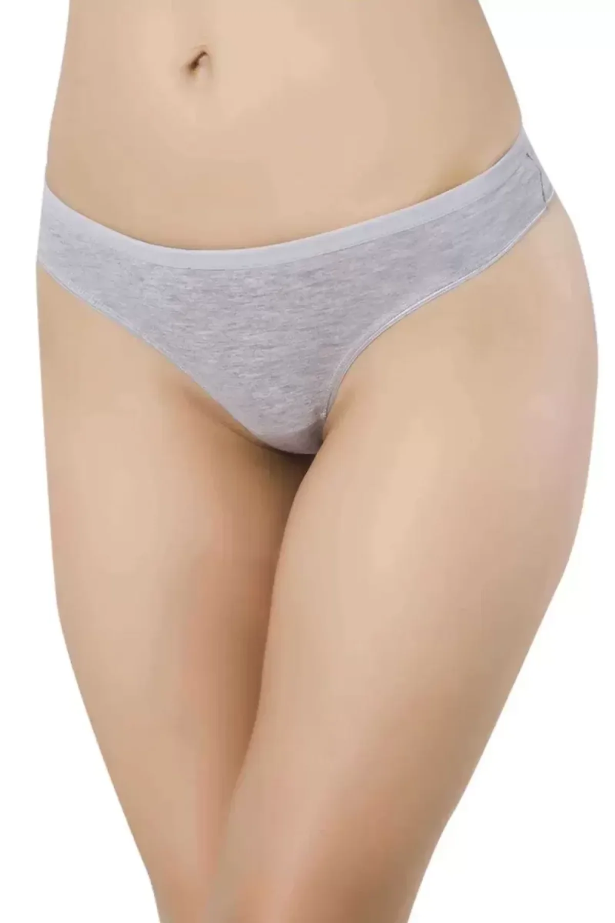 3 adet Süper Eko Set Likralı Kadın Slip Külot Gri Pudra Yeşil mudanis - Just Cheap Store Görsel 4