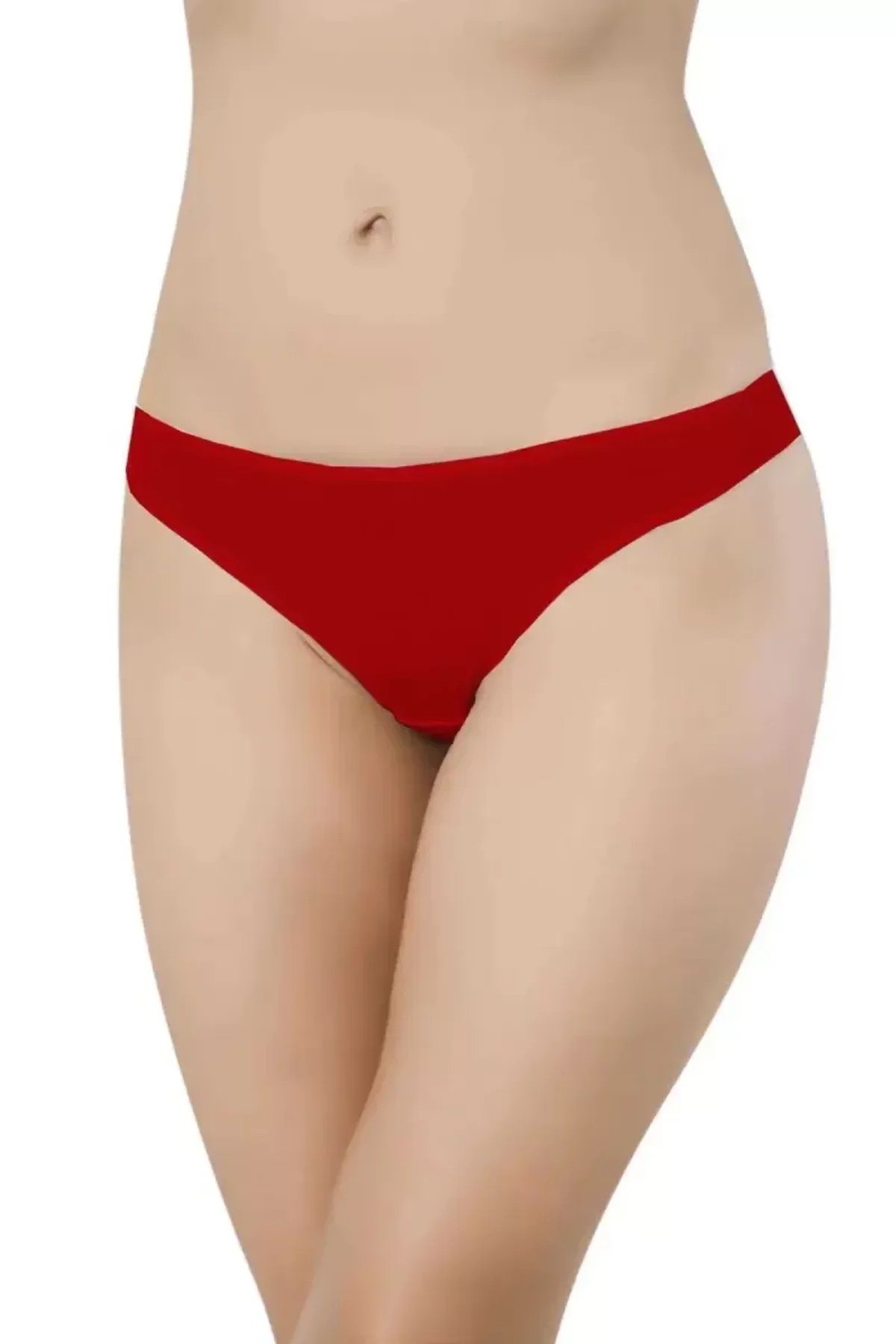 8 adet Süper Eko Set Likralı Kadın Slip Külot Siyah Kırmızı Ten Beyaz mudanis - Just Cheap Store Görsel 3