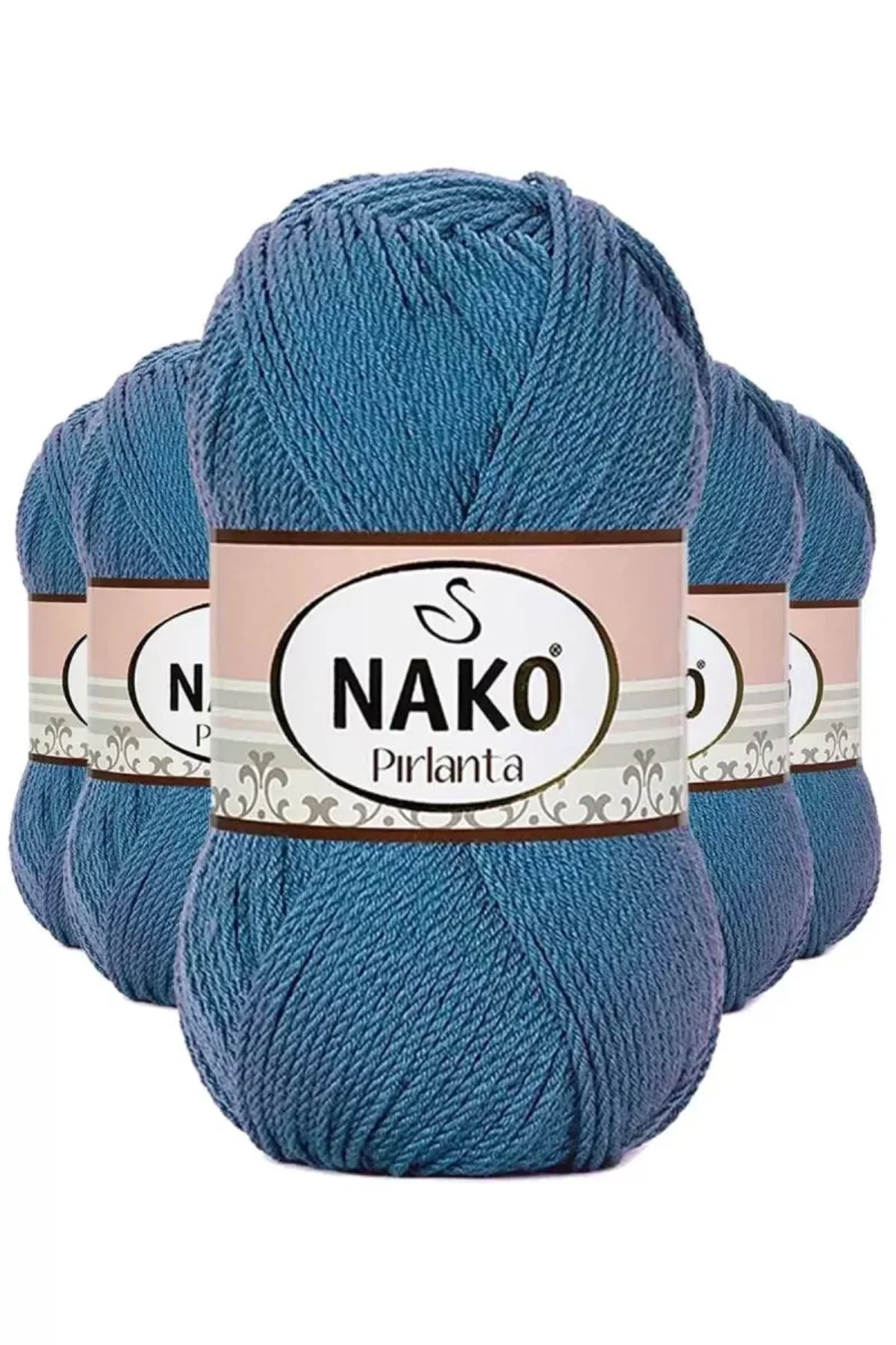 5 Adet Pırlanta Amigurumi El Örgü İpi Yünü Turkuaz 3409 - nako mudanis - Just Cheap Store Görsel 2