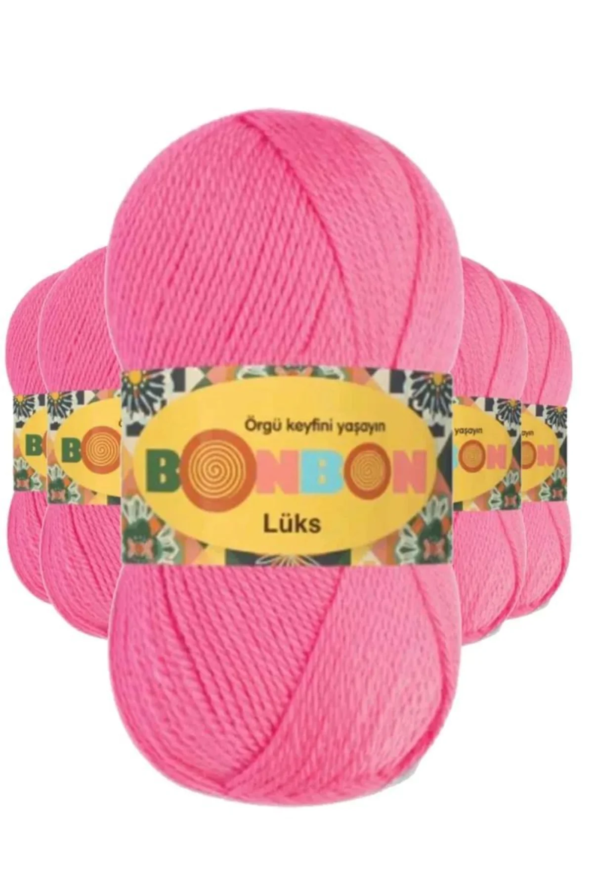 5 Adet Lüks Patik İpi Yünü Pembe 98230 - bonbon mudanis - Just Cheap Store Görsel 3