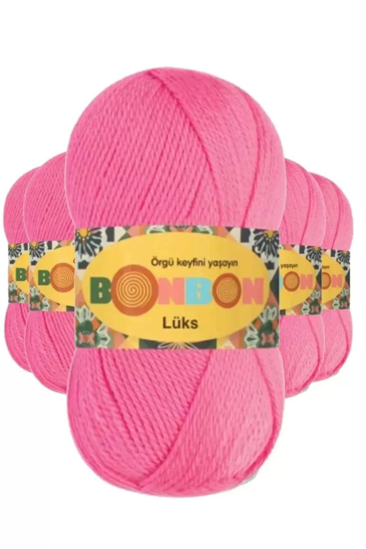 5 Adet Lüks Patik İpi Yünü Pembe 98230 - bonbon mudanis - Just Cheap Store Görsel 2