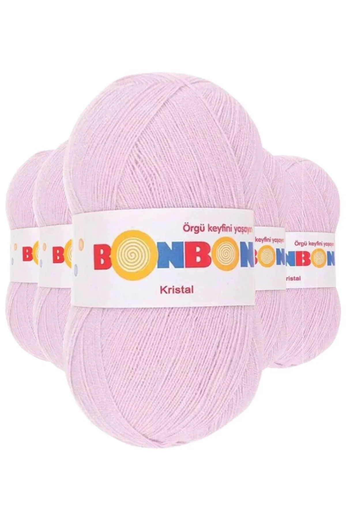 5 Adet Kristal El Örgü Lif İpi Lila 98332 - bonbon mudanis - Just Cheap Store Görsel 3