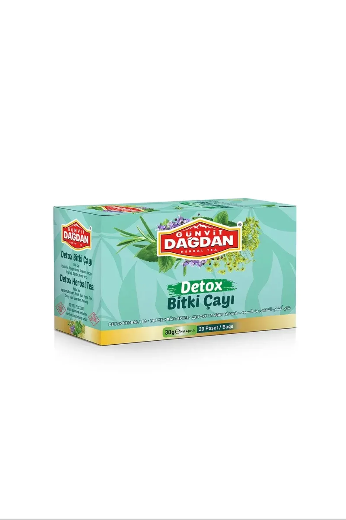 Detox Bitki Çayı Bardak Poşet 20’li mudanis