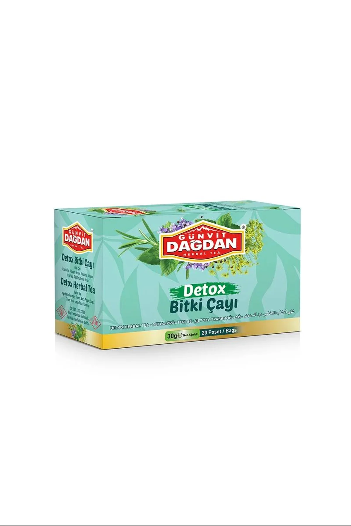 Detox Bitki Çayı Bardak Poşet 20’li mudanis - Just Cheap Store Görsel 3