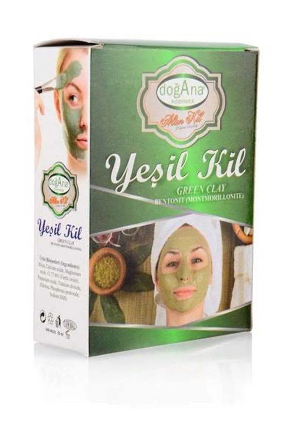 Yeşil Kil Öğütülmüş Doğal Saf Naturel 250 gr mudanis - Just Cheap Store Görsel 5