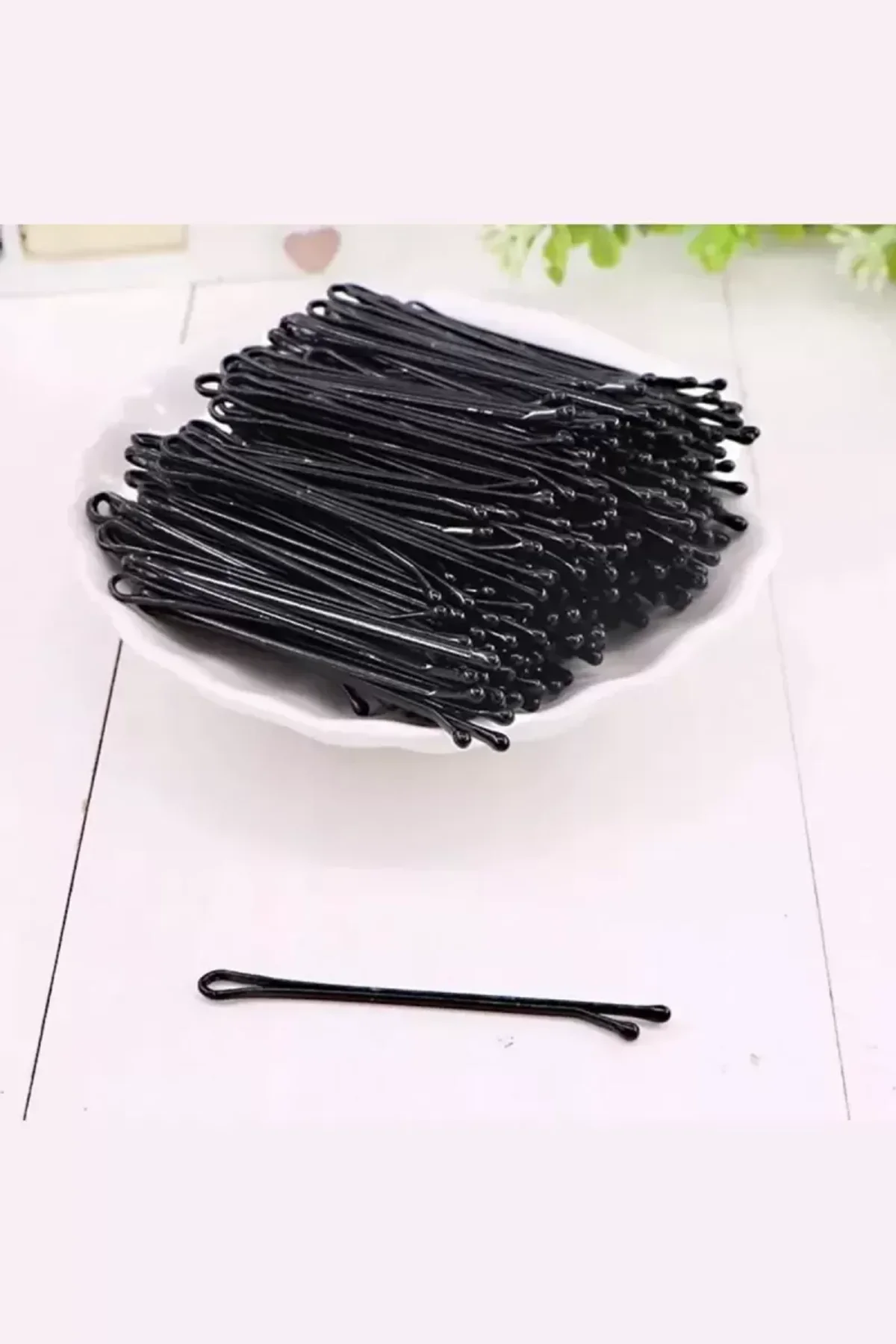 50 Adet Siyah Tel Toka 1.inci Kalite Çelik Tek Toka Black mudanis - Just Cheap Store Görsel 2