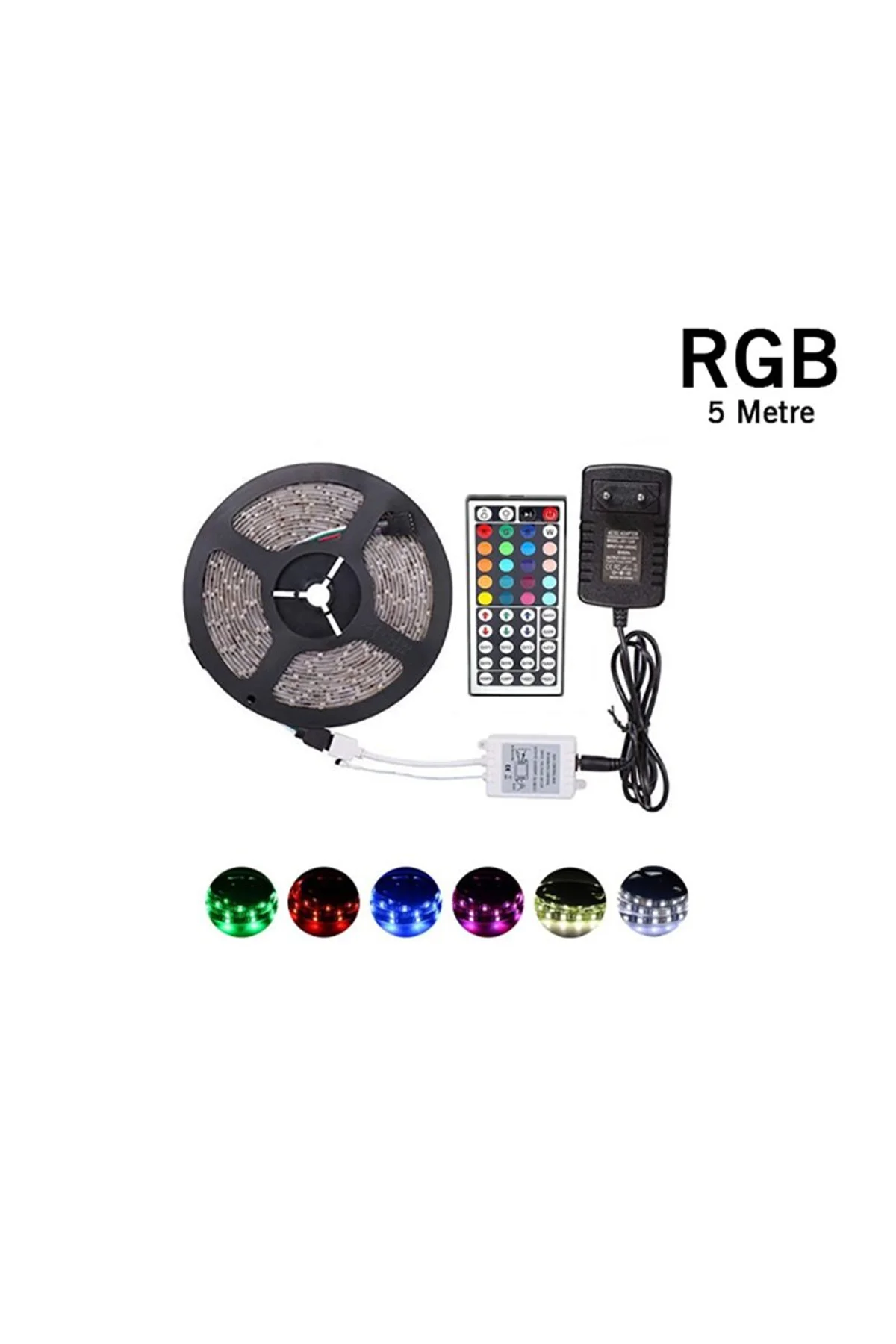 5 Metre Rgb Şerit Led Seti-İç ve Dış Mekan Silikonlu-Tak Çalıştır - Just Cheap Store Görsel 5