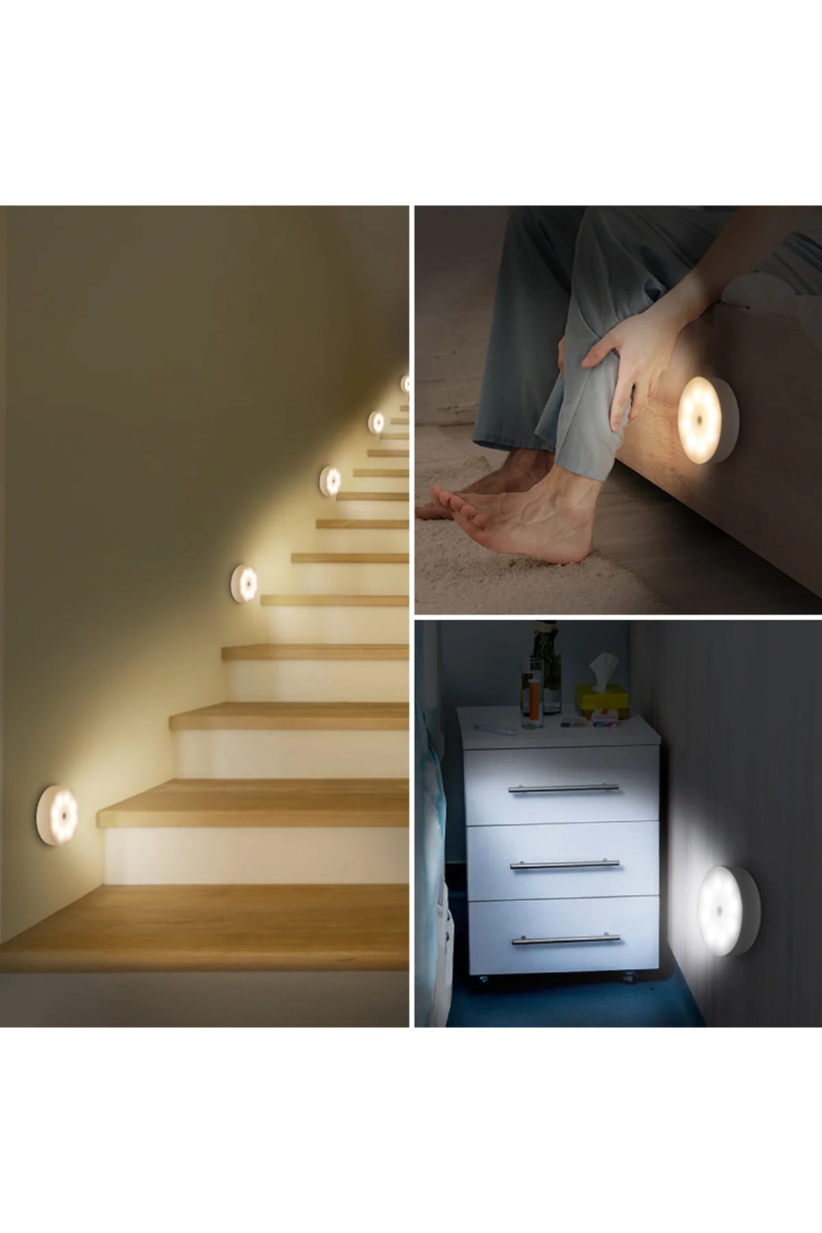 Şarjlı Sensörlü Gece LED Lambası - Just Cheap Store Görsel 5