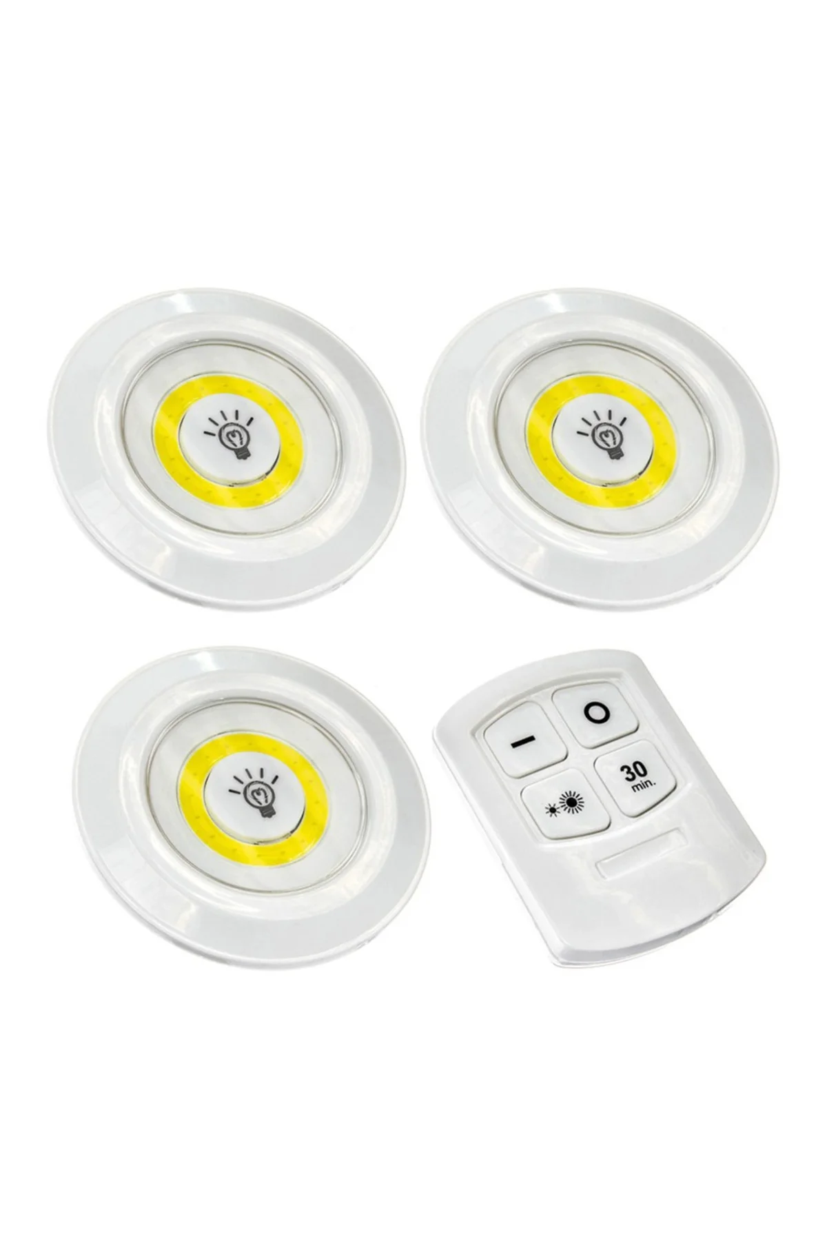 Uzaktan Kumandalı Yapışkanlı Led Spot Lamba - Just Cheap Store Görsel 5